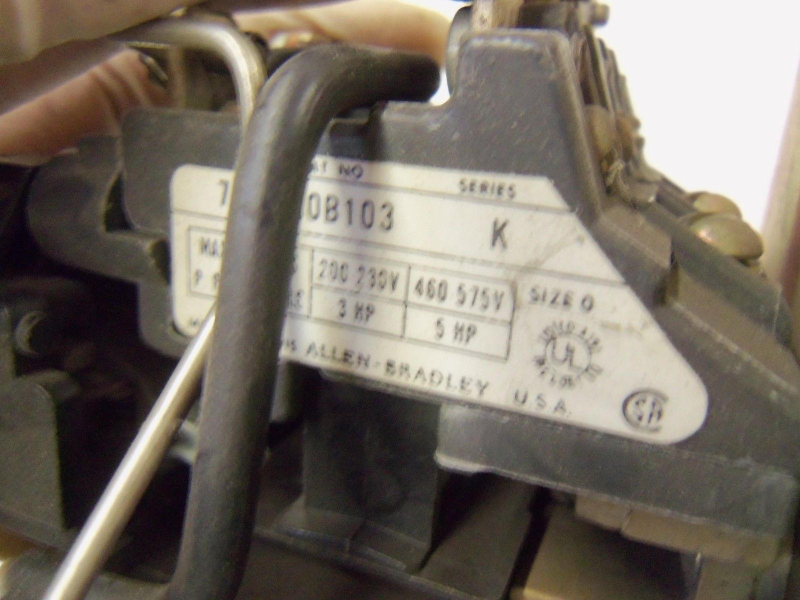 ALLEN BRADLEY 709-AOB103 SERIES K *USED*