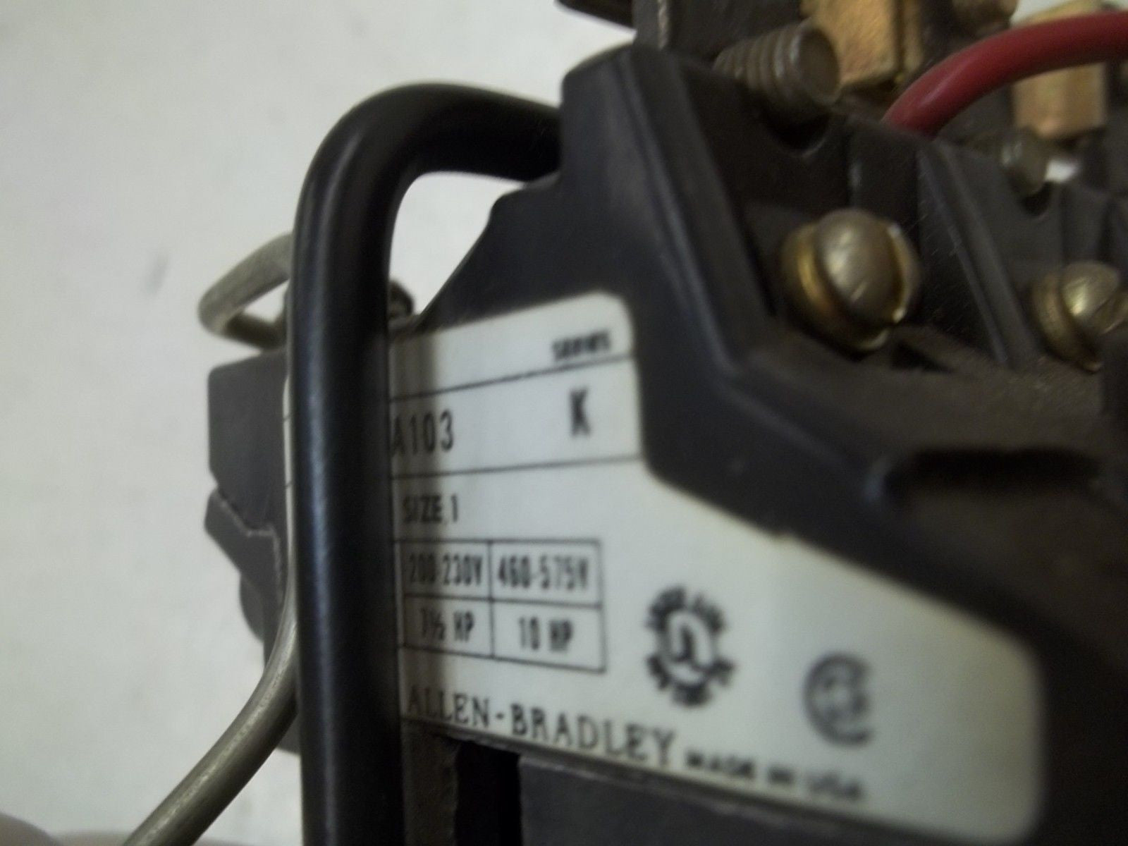 ALLEN BRADLEY 709-B0A103 SER.K 240V *USED*