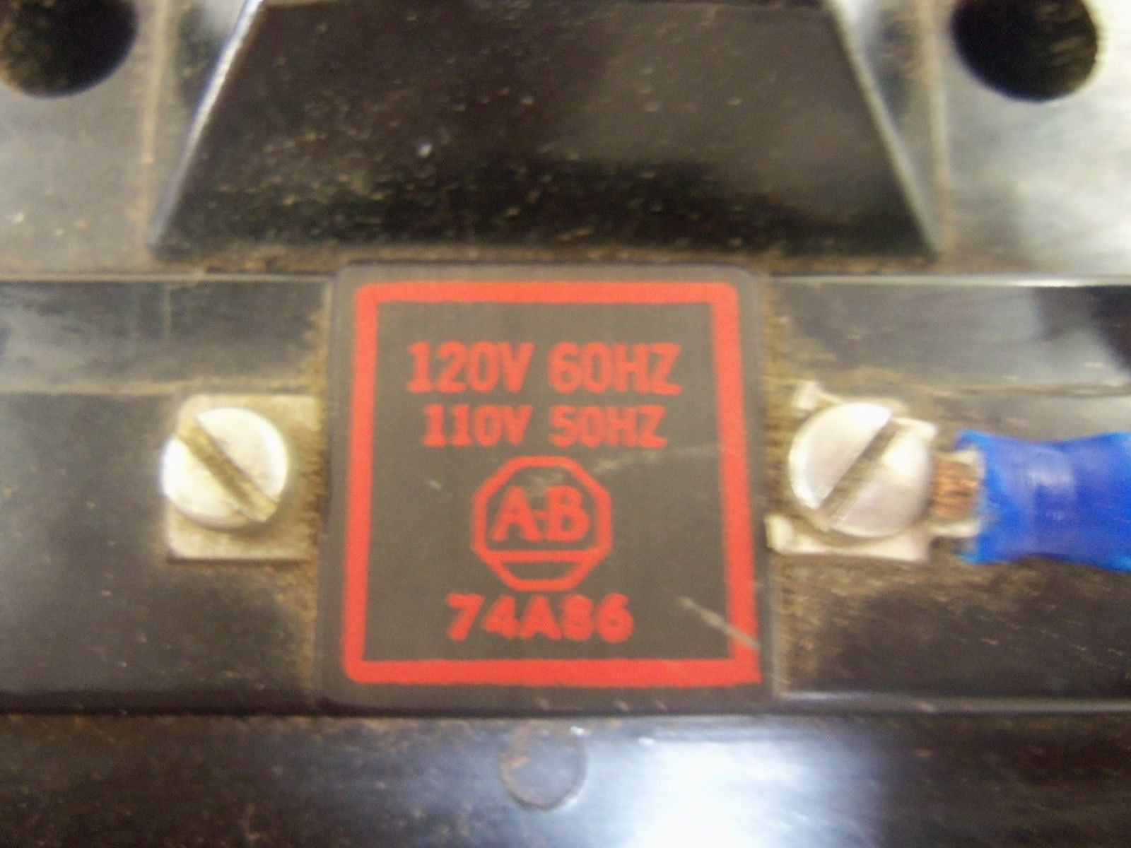 ALLEN BRADLEY SIZE 4 709-EOD103 SER. K STARTER 120V (AS PICTURED) *USED*