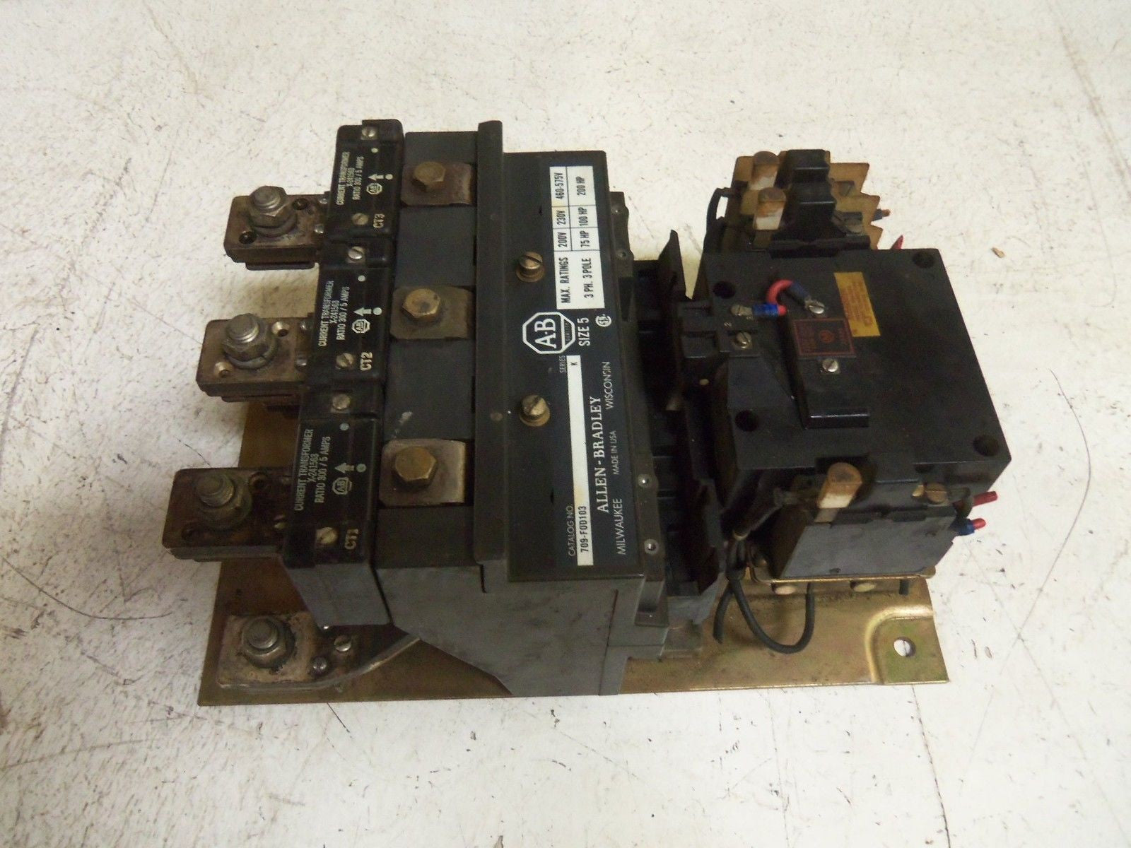 ALLEN BRADLEY 709-FOD103 SERIES K STARTER *USED*