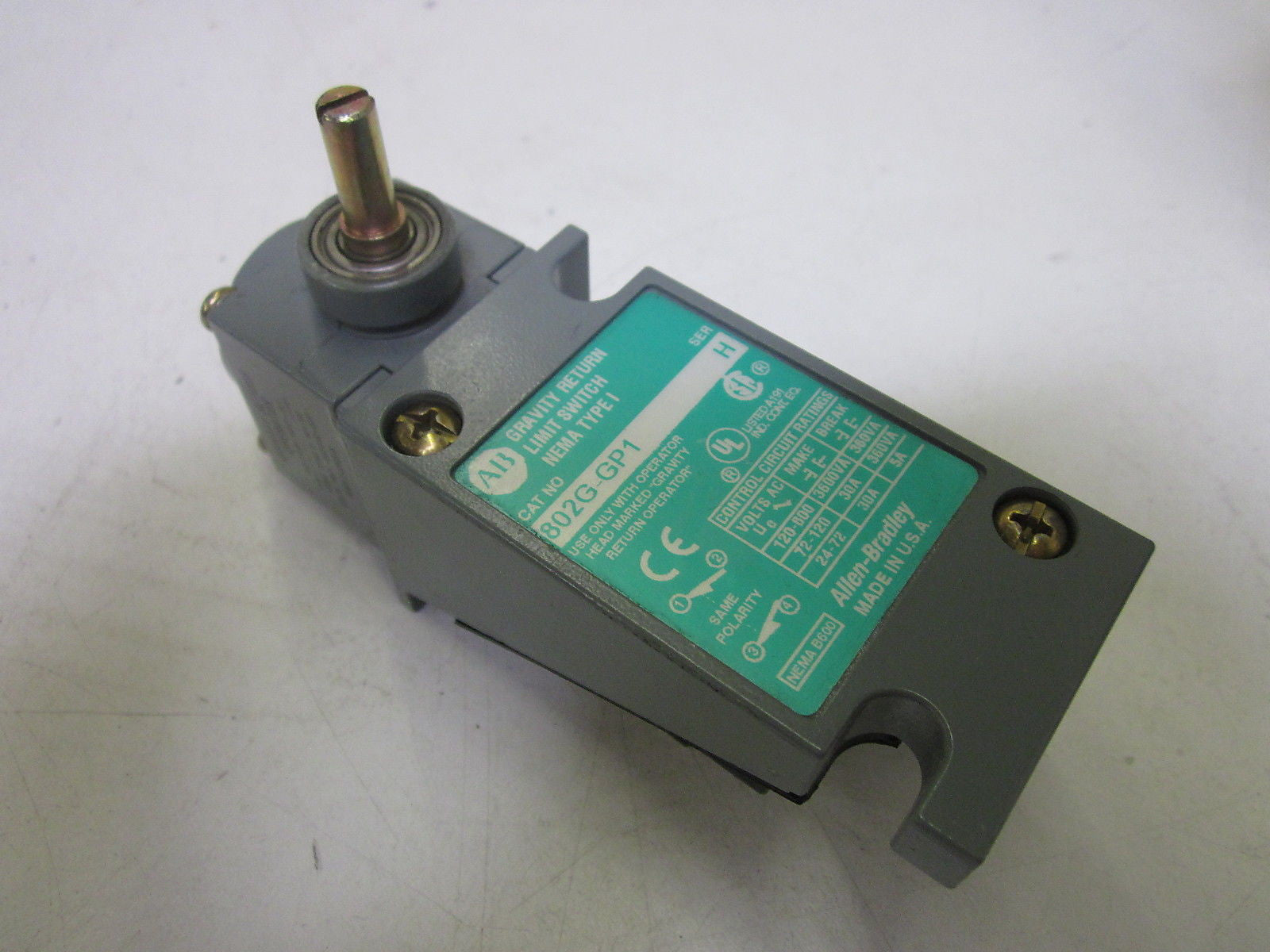 ALLEN BRADLEY 802G-GP1 SER.H *NEW NO BOX*
