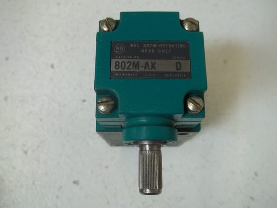 ALLEN BRADLEY 802M-AJ1 SER.D LIMIT SWITCH *USED*