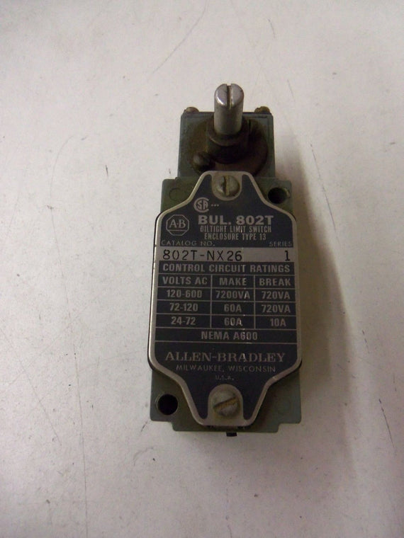 ALLEN BRADLEY 802T-NX26 SERIES 1 *USED*