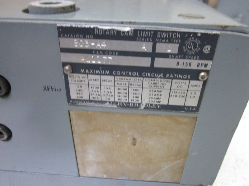 ALLEN BRADLEY 803-A4 SER. A USMP