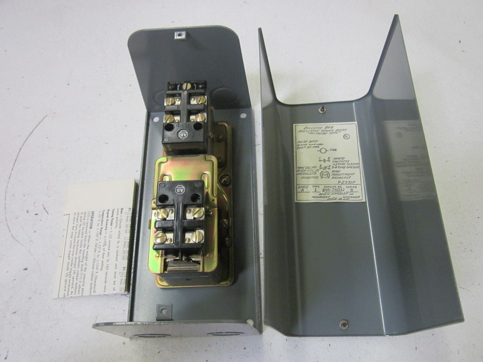 ALLEN BRADLEY 849-ZAD32 SER.B *USED*
