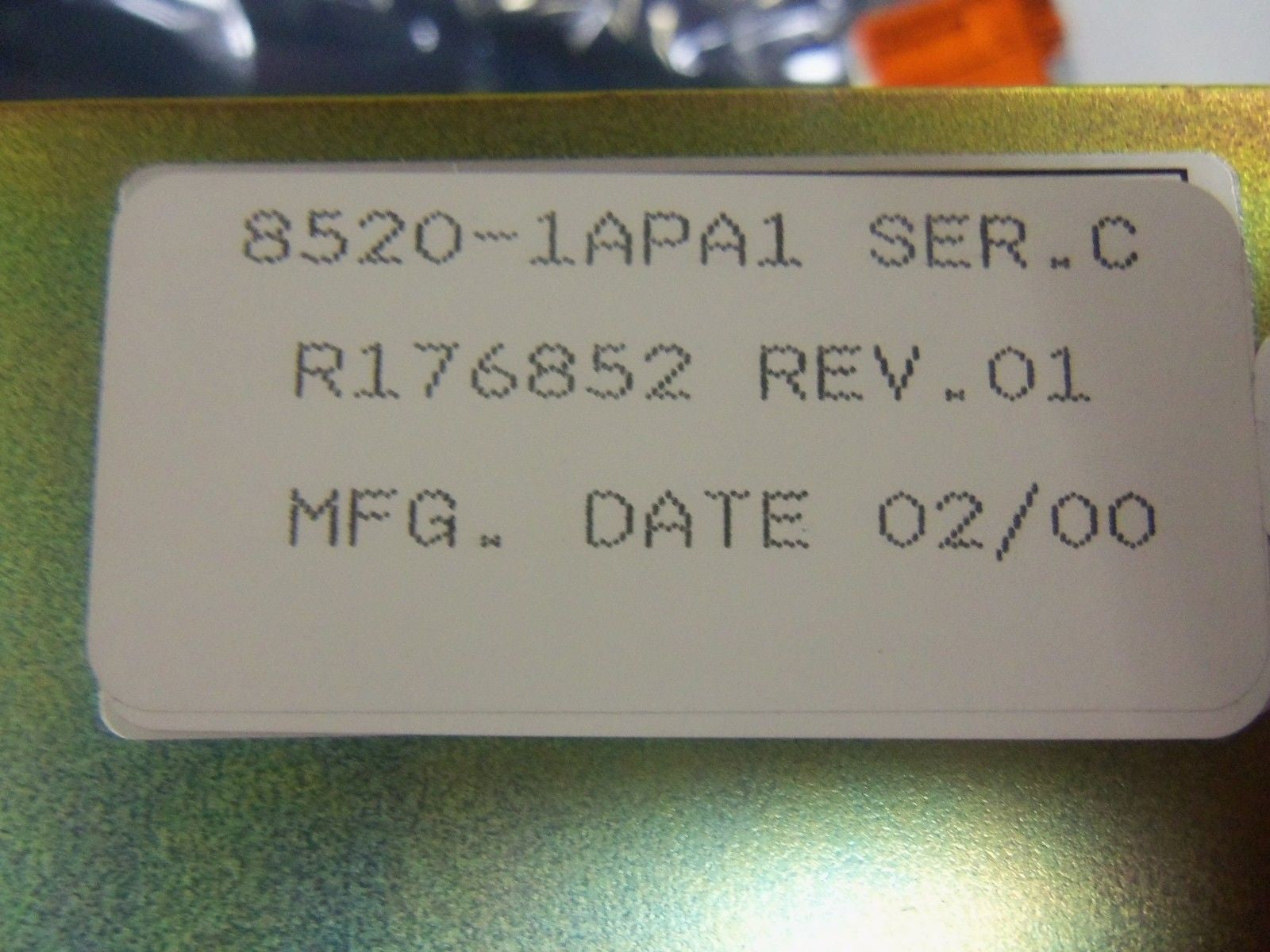 ALLEN BRADLEY 8520-1APA1 SER. C PROCESSOR MODULE (REMANUFACTURED) *NEW IN BOX*