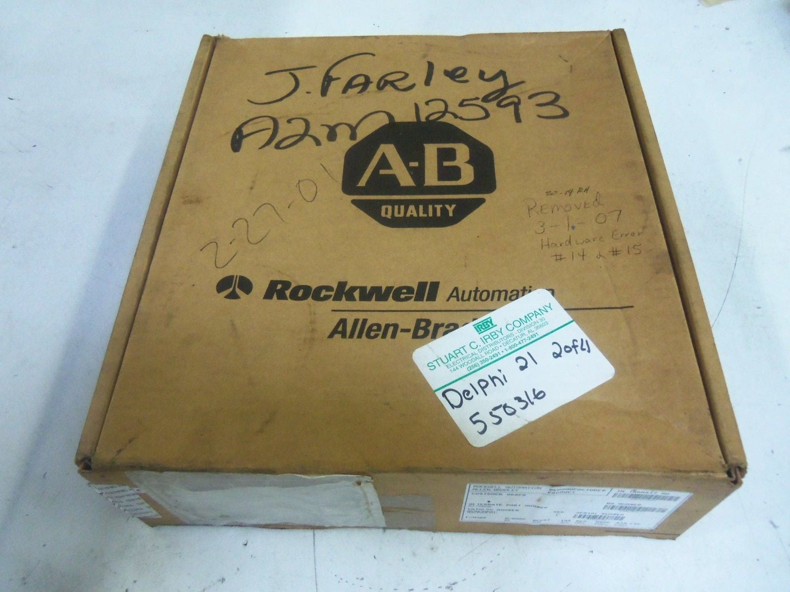 ALLEN BRADLEY 85203APA1 SERIES C (REMANUFACTURED) *USED*