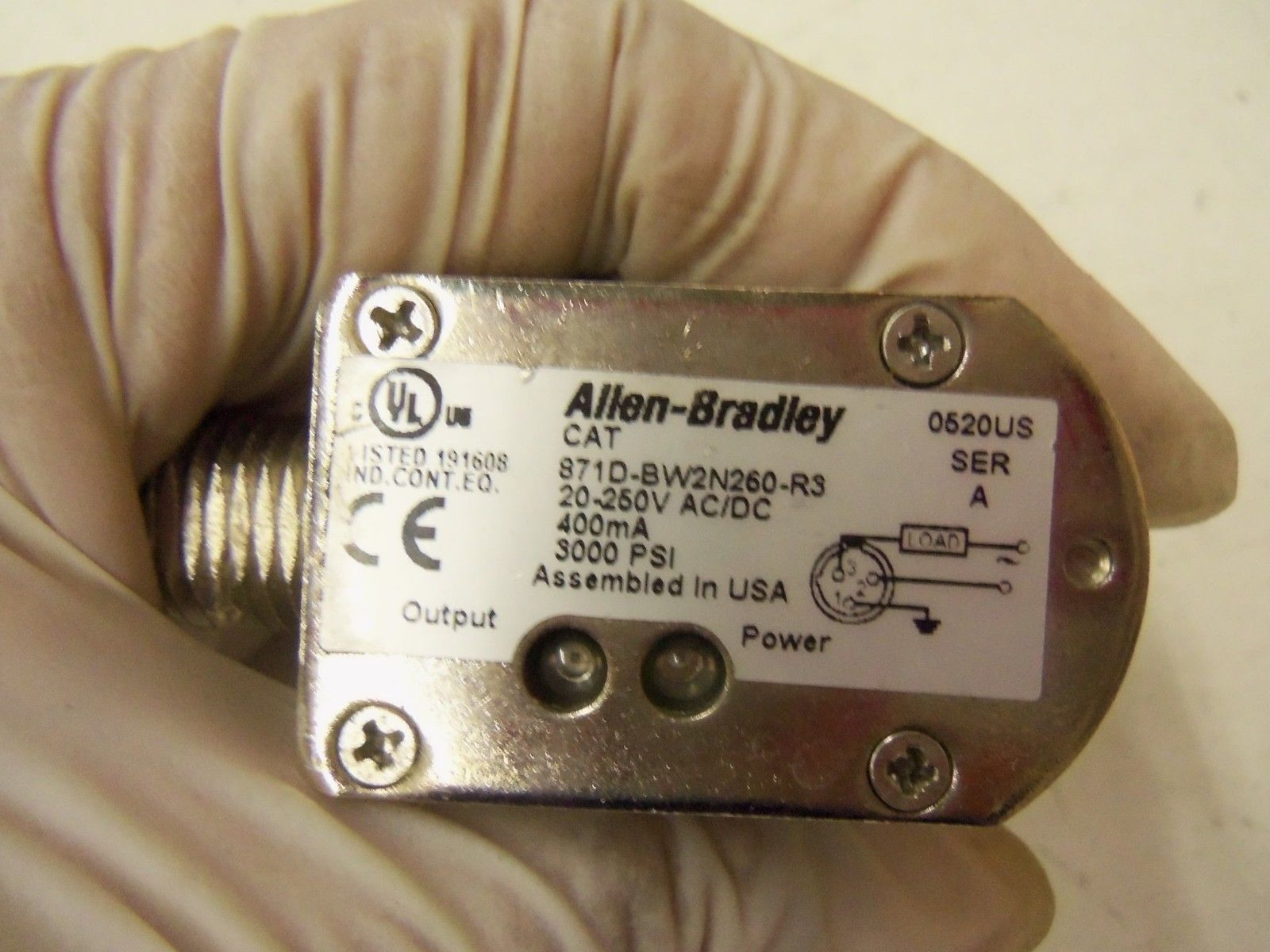 ALLEN BRADLEY 871D-BW2N260-R3 SERIES A *USED*