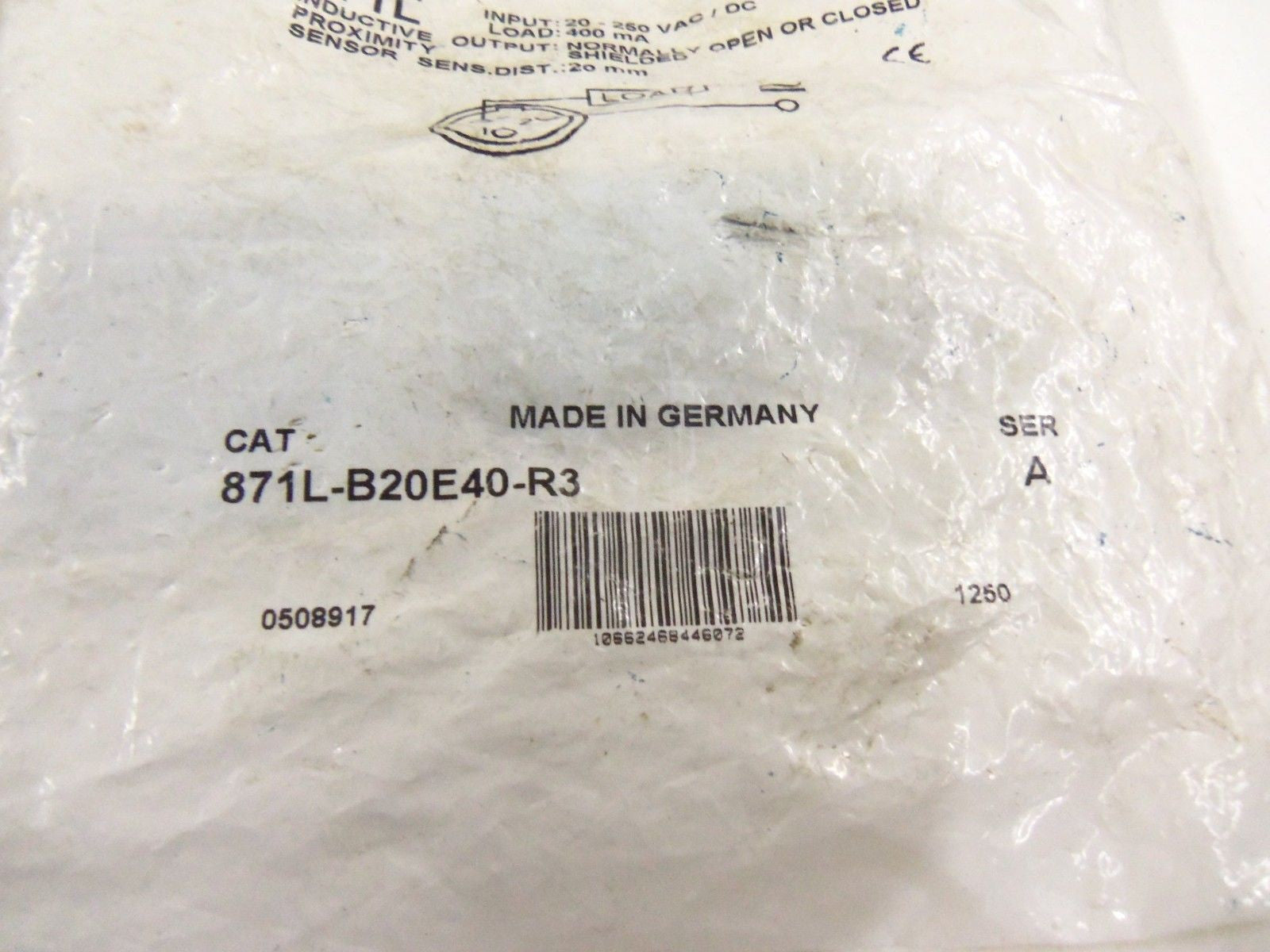 ALLEN BRADLEY 871L-B20E40-R3 SERIES A *NEW IN FACTORY BAG*