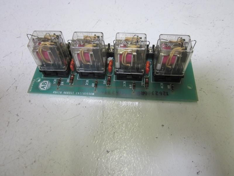 ALLEN BRADLEY M003052143 102899 REV.02 W/RELAYS BOARD *USED*