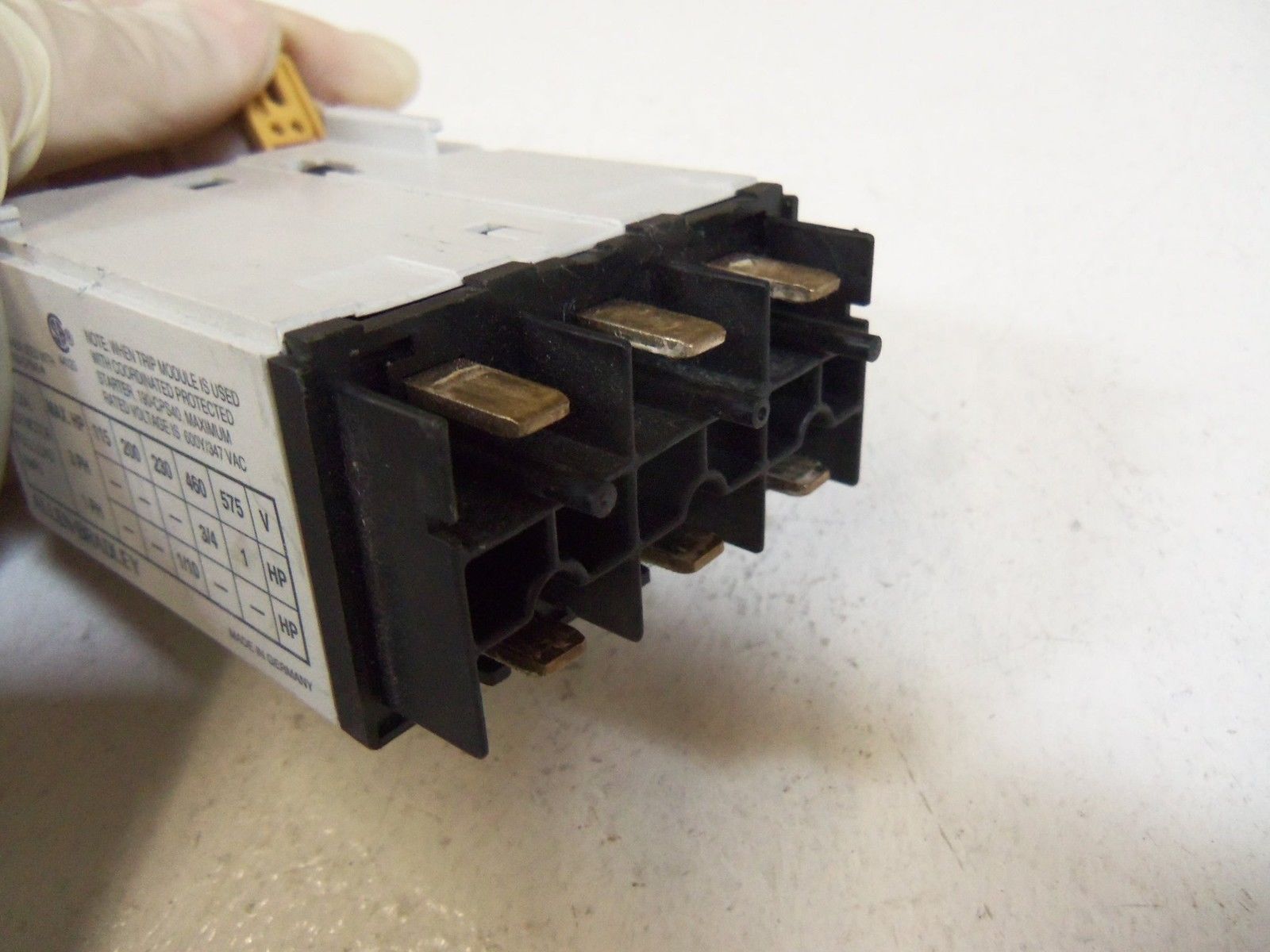 ALLEN BRADLEY MAGNETIC TRIP 190-P016 SERIES A *USED*