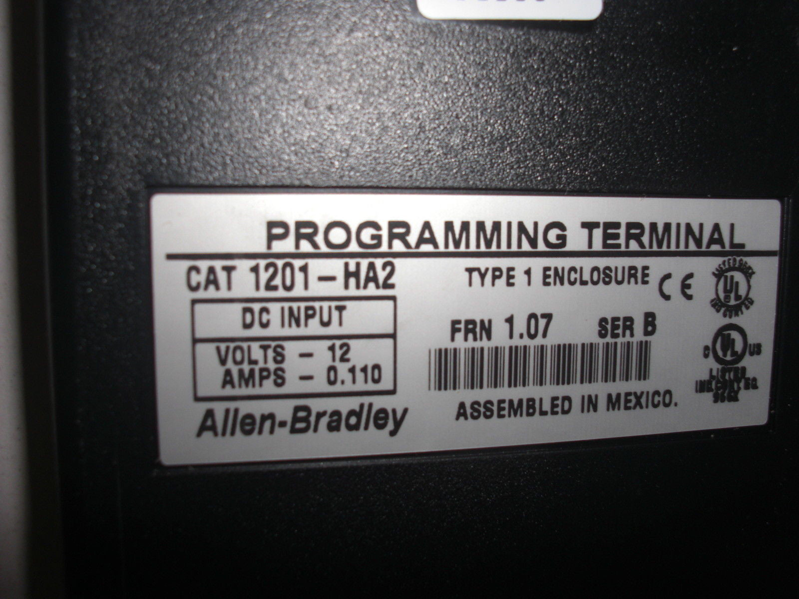 ALLEN BRADLEY PROGRAMMING TERMINAL 120-HA2 SERIES B *NEW IN BOX*