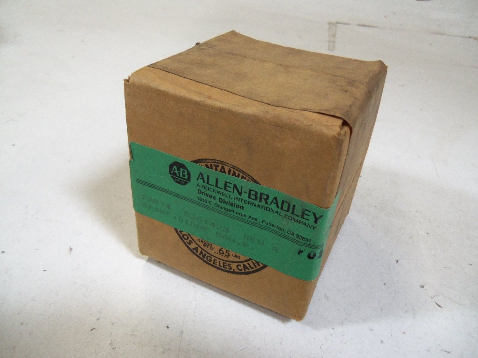 ALLEN BRADLEY S201423 SPARE, DIODE 50H.P. *FACTORY SEALED*