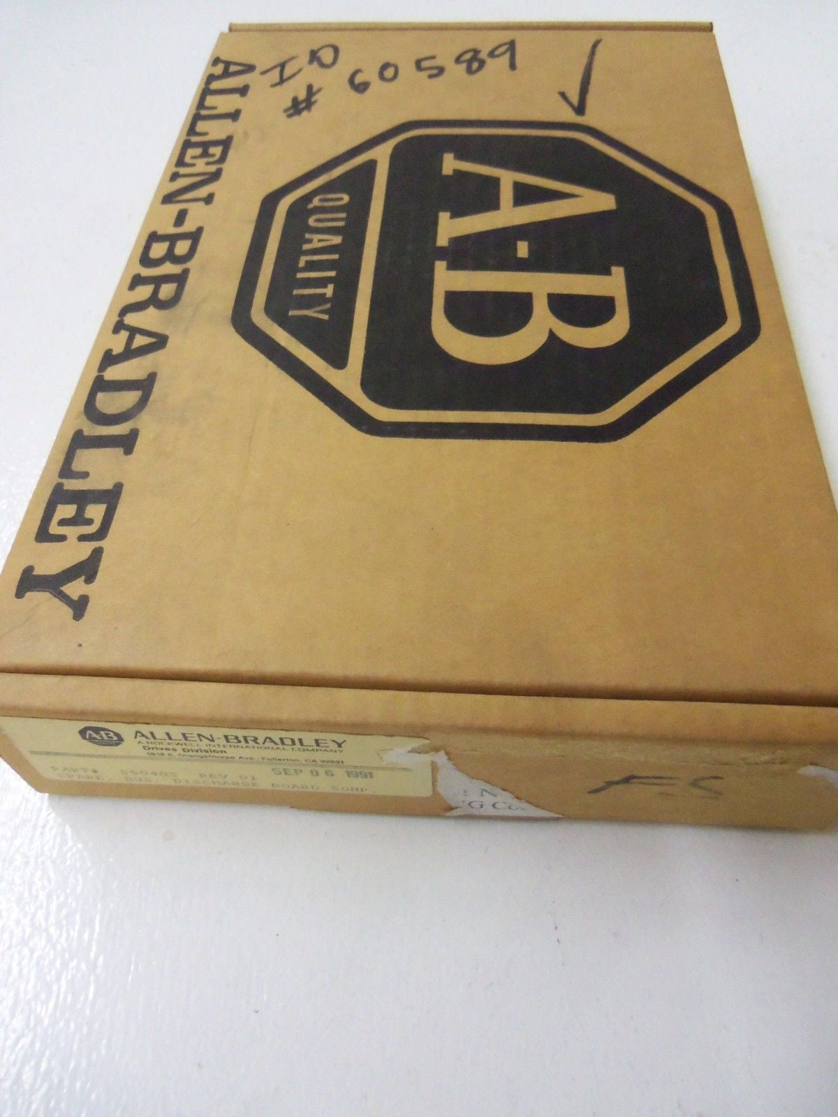 ALLEN BRADLEY S50405 DATE CODE: SEP 06, 1991 *FACTORY SEALED*