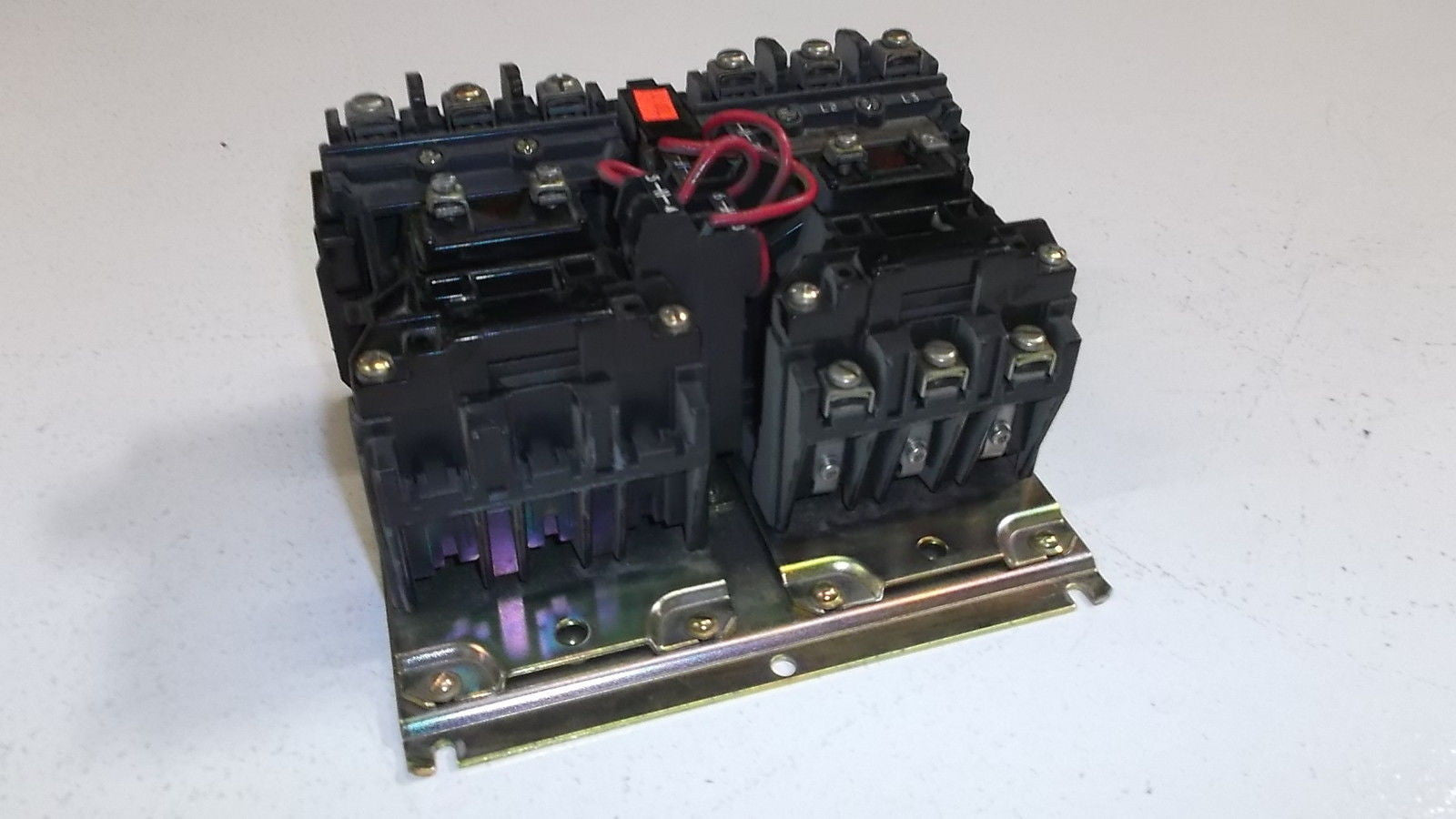 ALLEN BRADLEY SIZE 1 505-BOD23 SER. C REVERSING STARTER 115-120V *USED