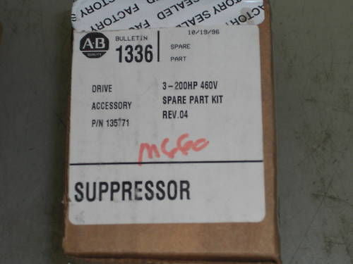 ALLEN BRADLEY 1336-135771 SP-135771 SURGE SUPPRESSOR KIT *NEW IN BOX*