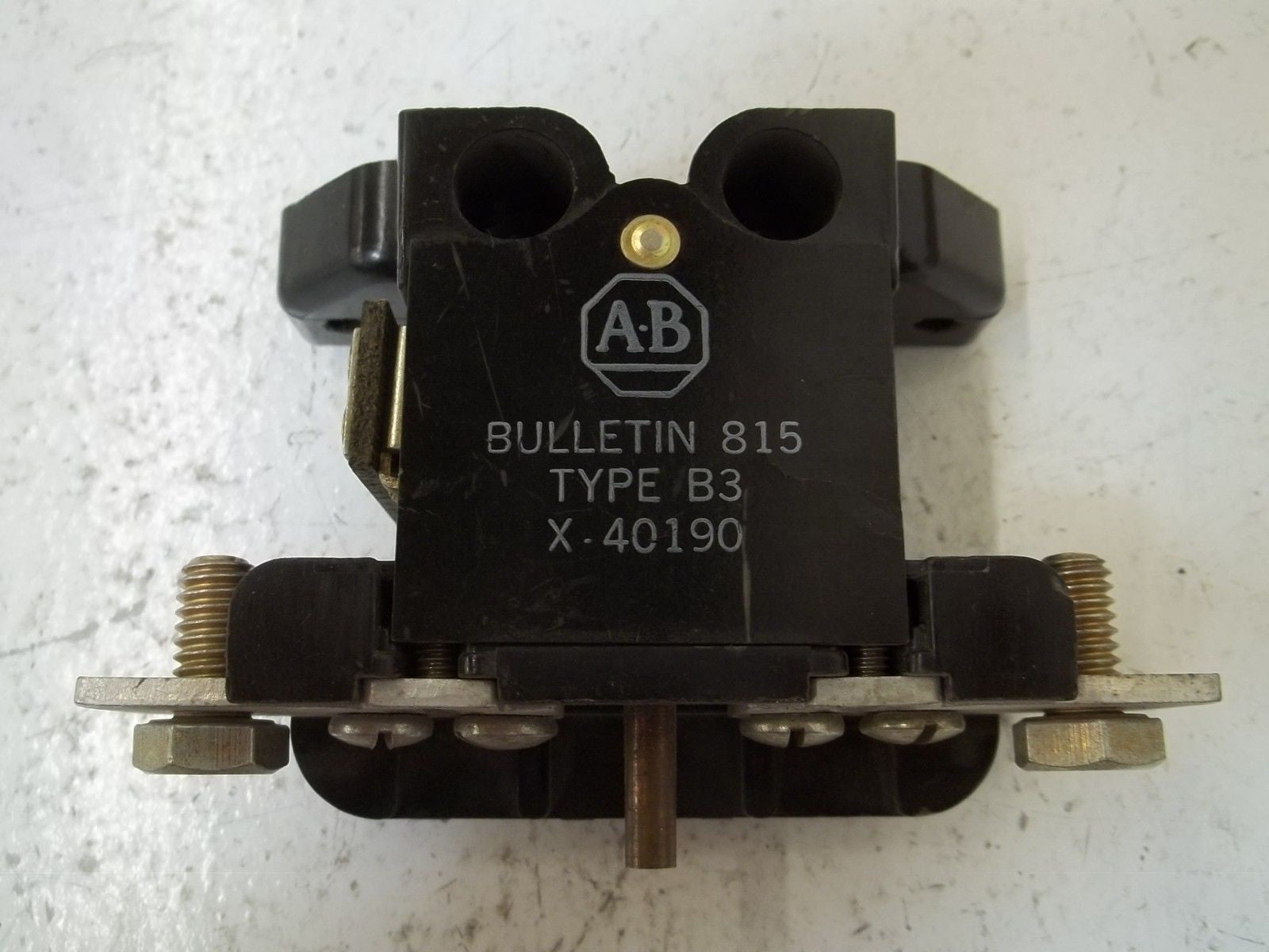 ALLEN BRADLEY X-40190 OVERLOAD RELAY ASSEMBLY *USED*