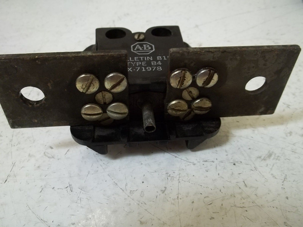 ALLEN BRADLEY X-71978 OVERLOAD RELAY LEFT HAND *USED*