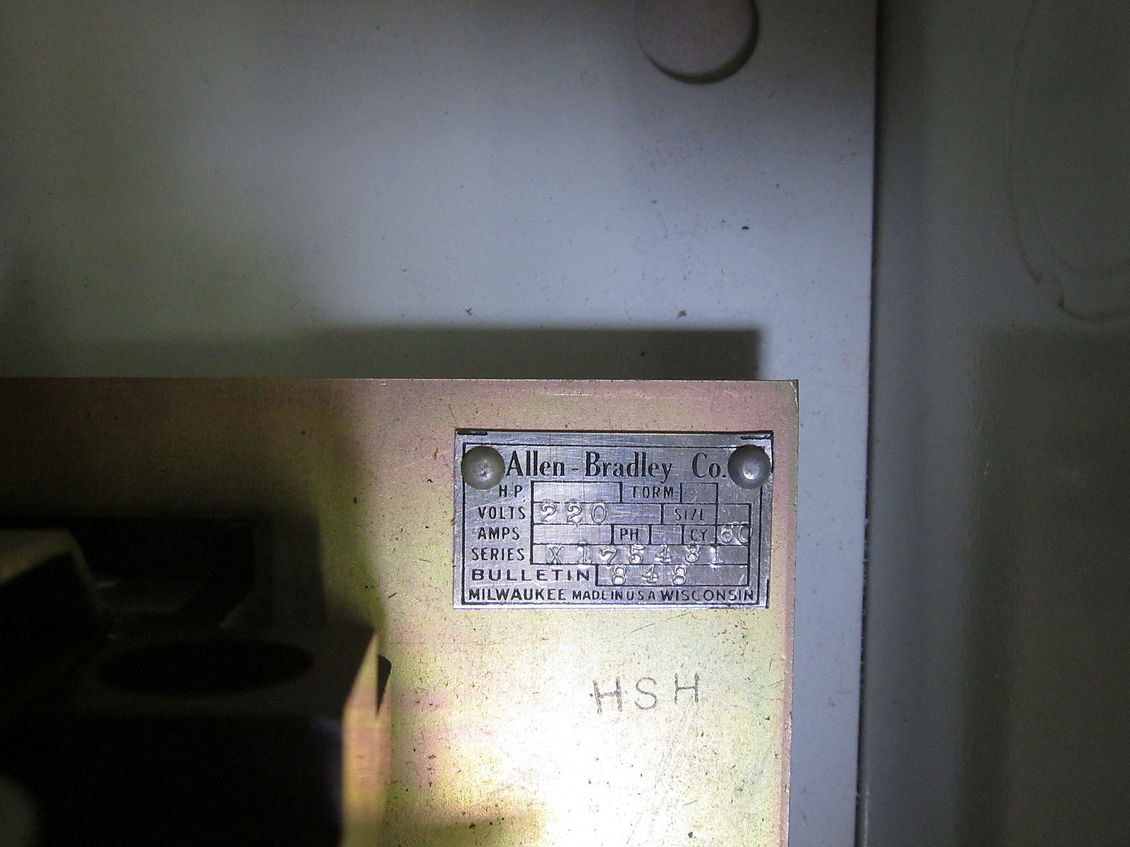 ALLEN BRADLEY X175431 *NEW NO BOX* 848