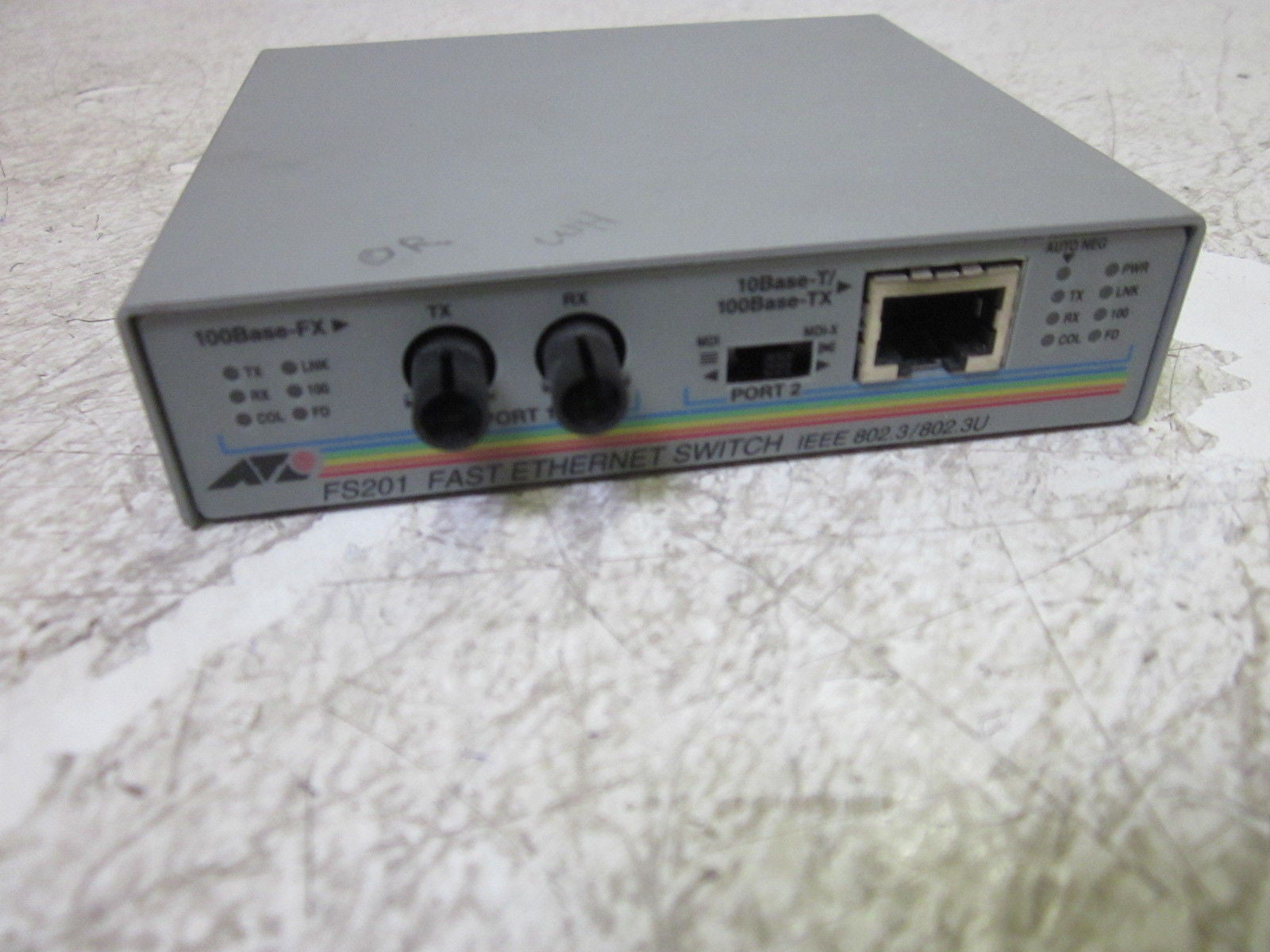 ALLIED TELESYN INTERNATIONAL AT-FS201 FAST SWITCH MEDIA CONVERTER *USED*
