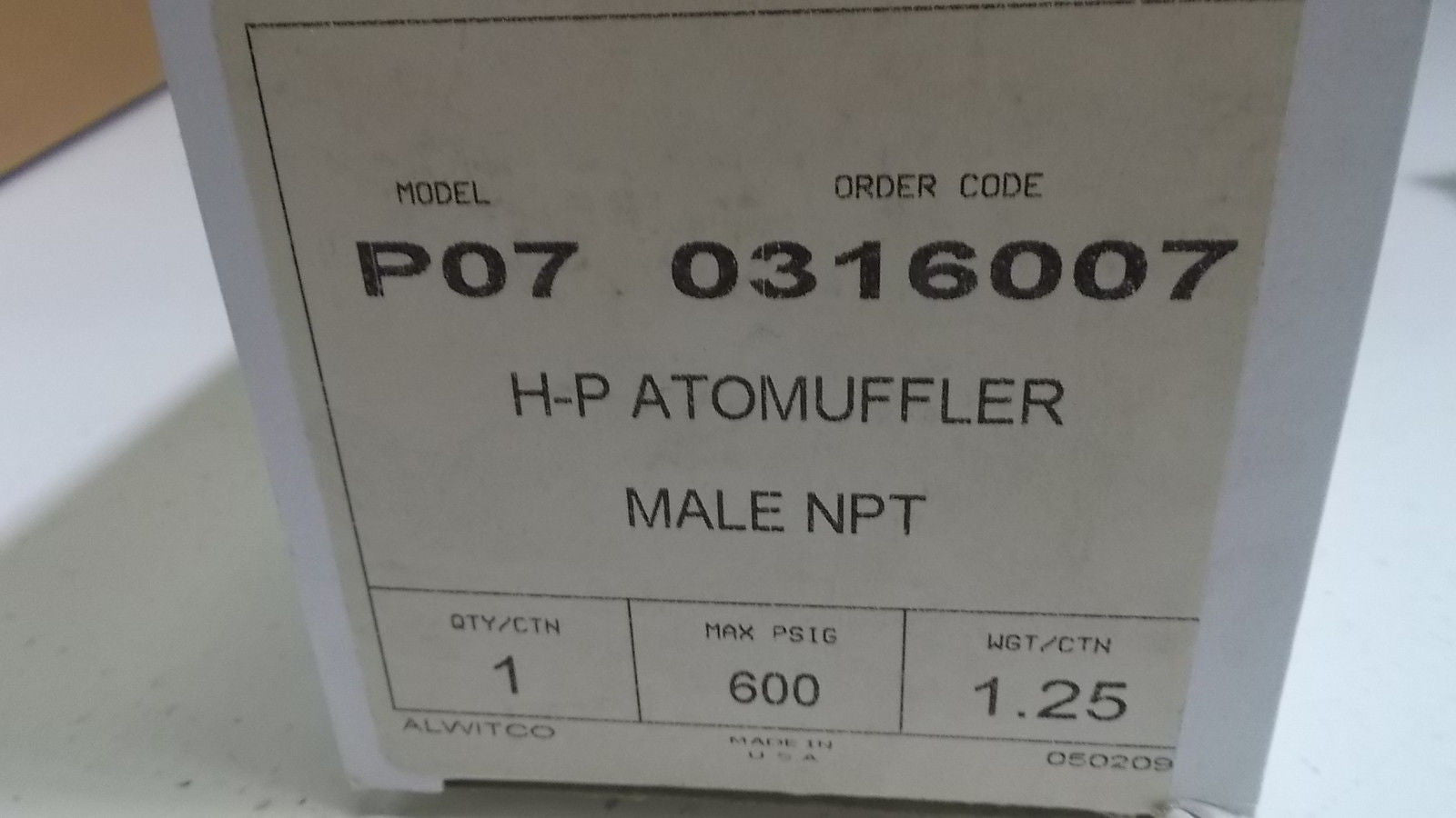 ALLIED WITAN AUTOMUFFLER P07 *NEW IN BOX*