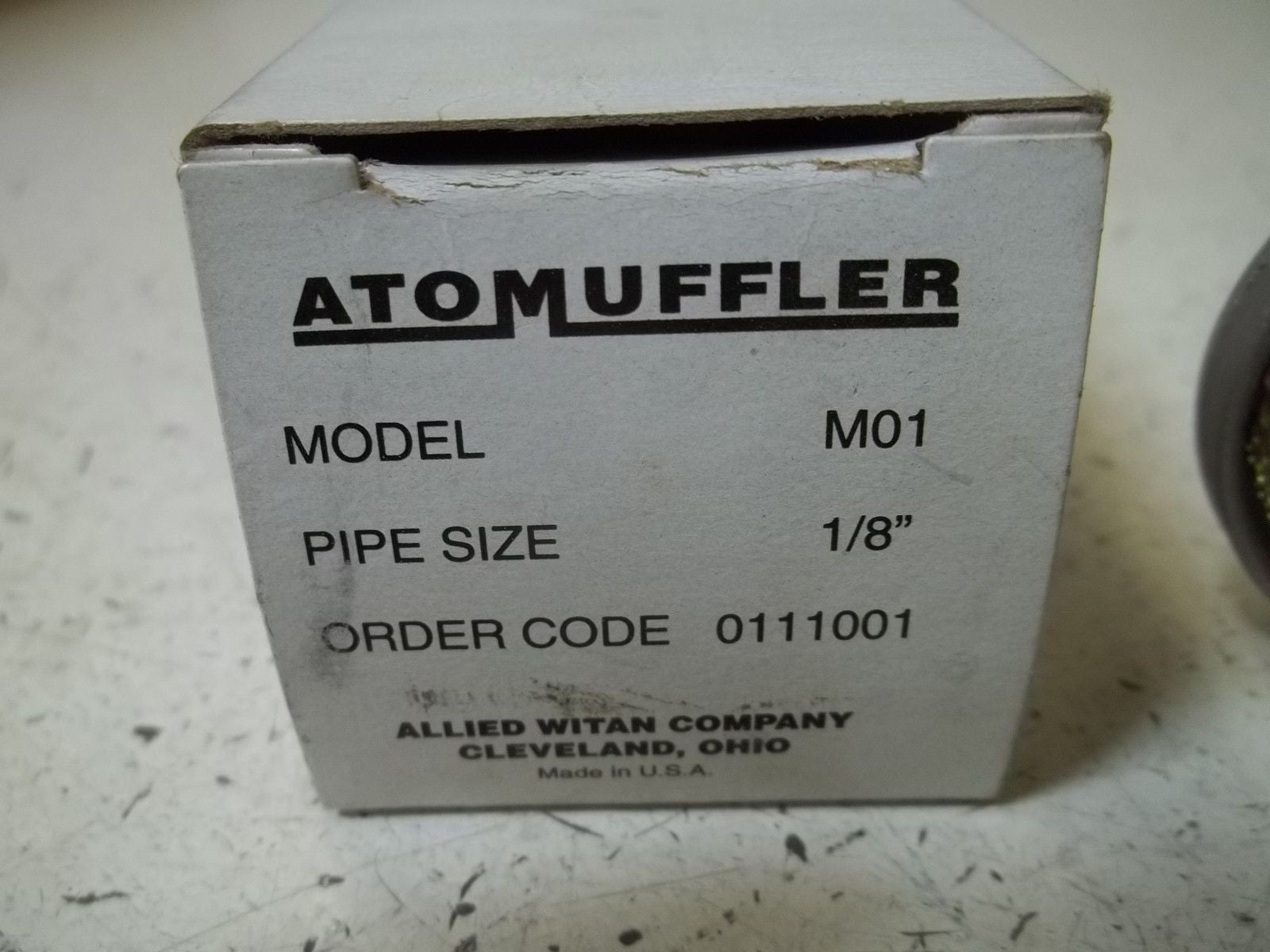 ALLIED WITAN ATOMUFFLER 0111001 44AW56M01 AIR EXHAUST MUFFLER *NEW IN BOX*