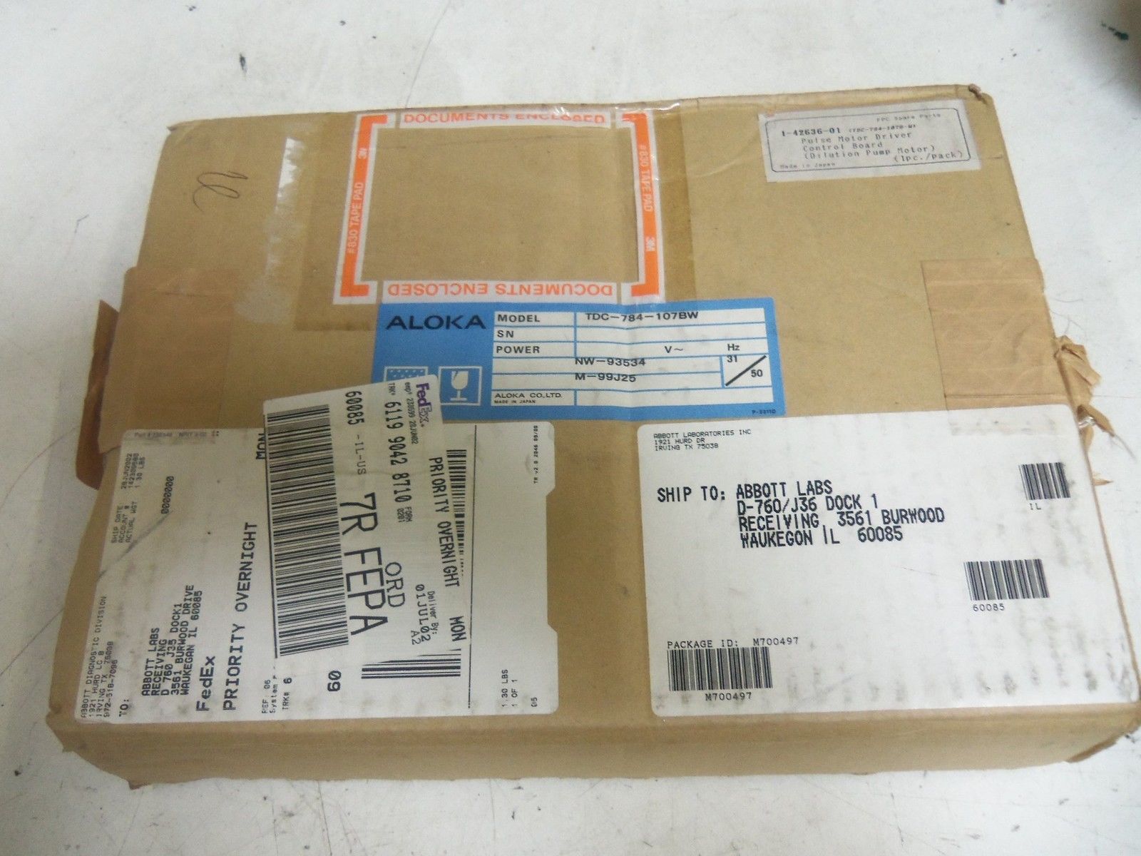 ALOKA TDC-784-107B-W *NEW IN BOX*