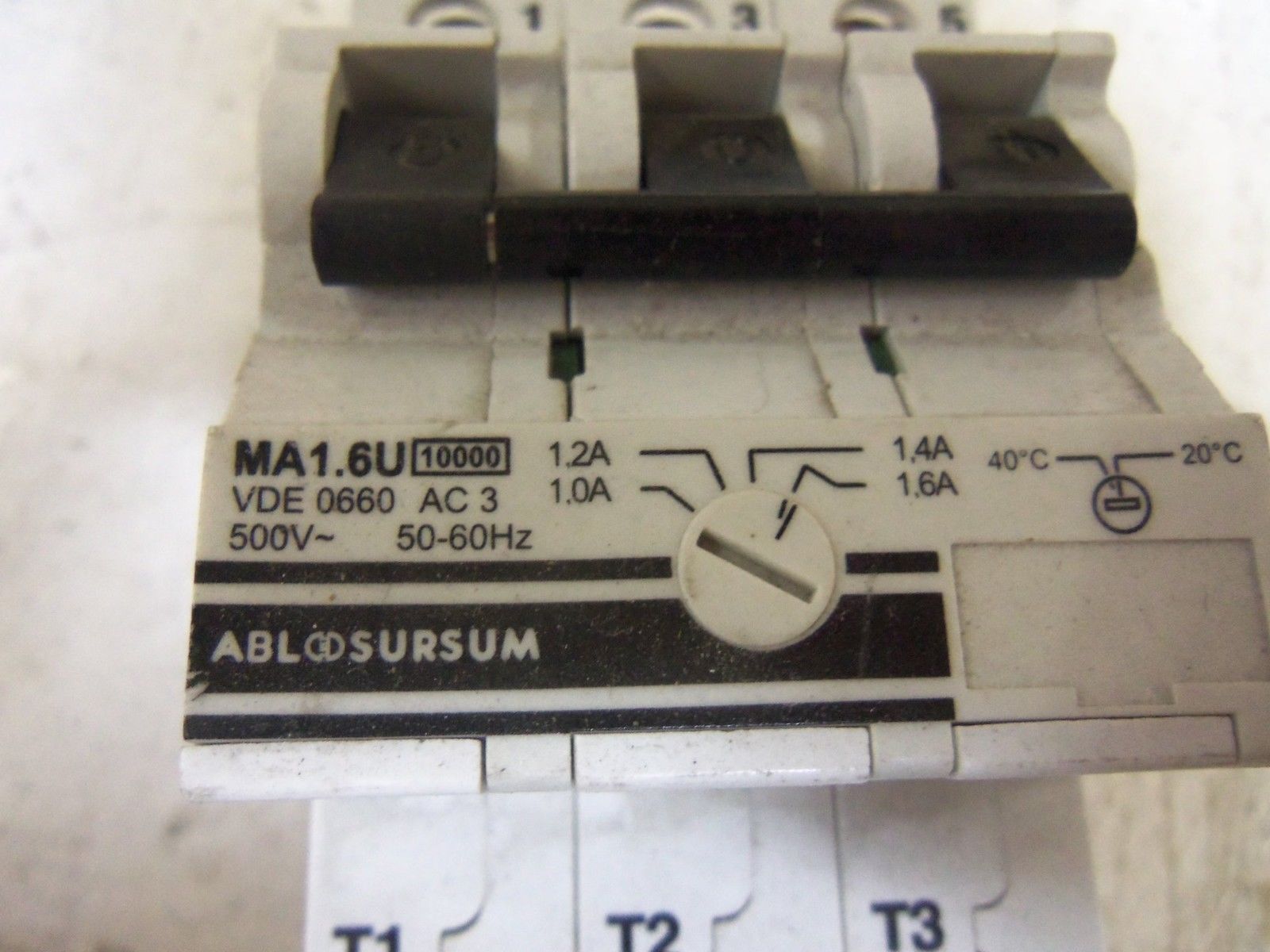 ALTECH CORPORATION MA1.6U CIRCUIT BREAKER *USED*