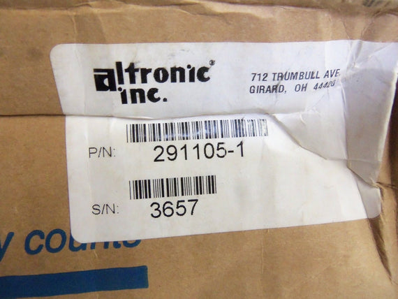 ALTRONIC 291105-1 DIAGNOSTIC MODULE *NEW*