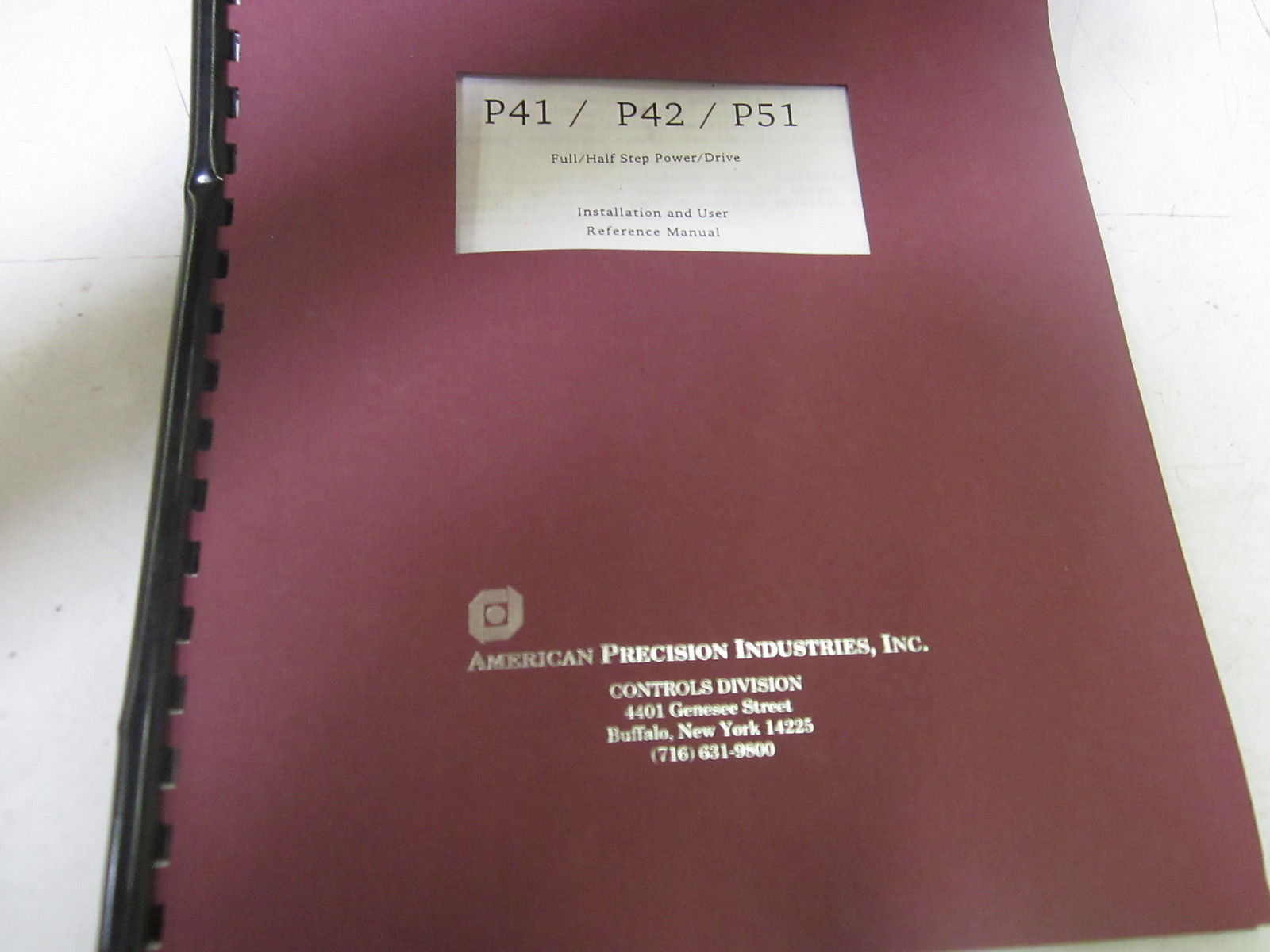 AMERICAN PRECISION INDUSTRIES API CONTROL P41 SERIES *NEW IN BOX*