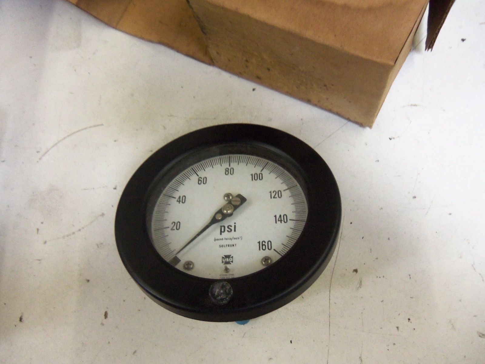 AMETEK 1913 PRESSURE GAUGE 132056 160 PSI *NEW IN BOX*
