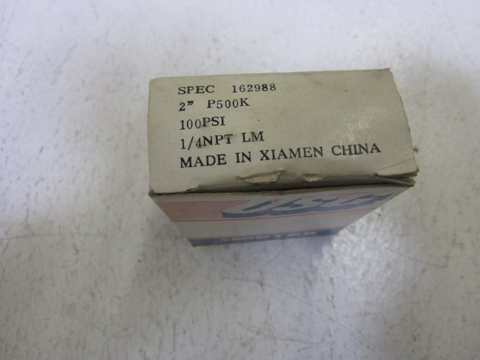 AMETEK USG 162988 PRESSURE GAUGE 0-100PSI 2" *NEW IN BOX*