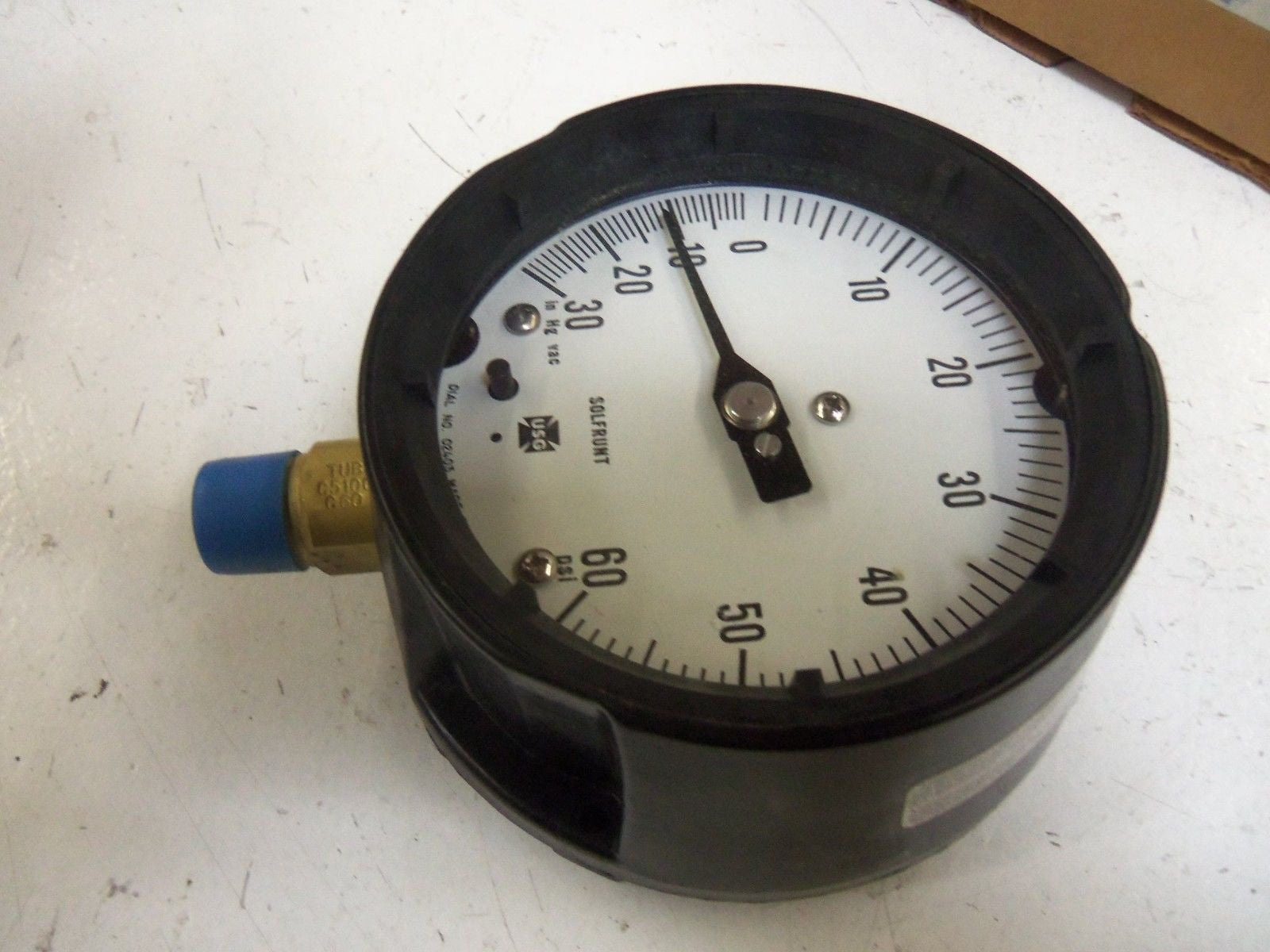 AMETEK 1980 1X587 PROCESS COMPOUND GAUGE 30-60 In. Hg/PSI 4-1/2" *NEW IN BOX*