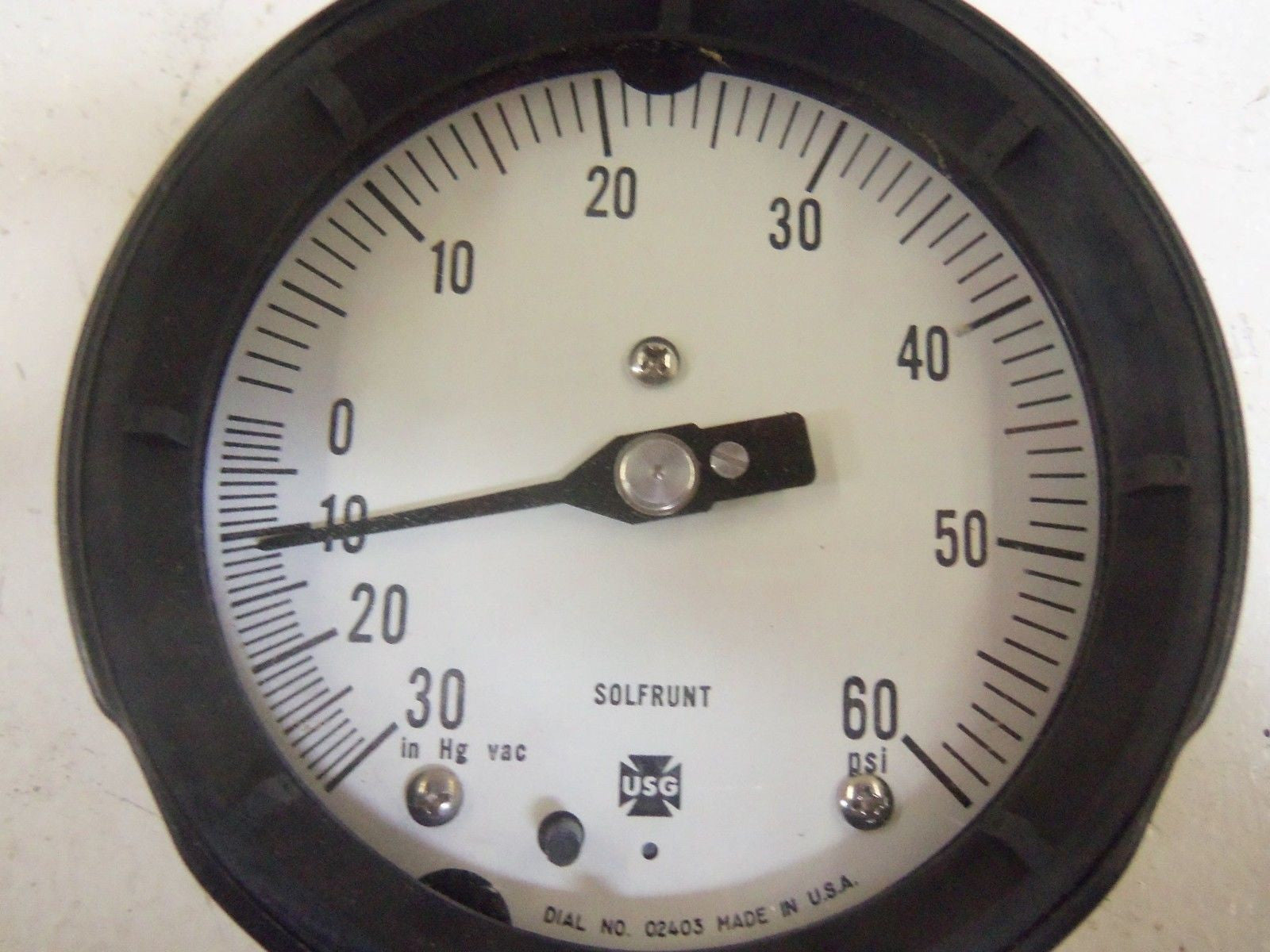 AMETEK 1980 1X587 PROCESS COMPOUND GAUGE 30-60 In. Hg/PSI 4-1/2" *NEW IN BOX*
