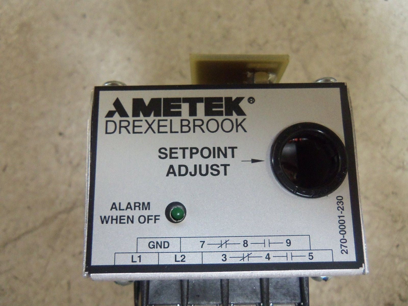 AMETEK 406-6020-F01 POINT LEVEL CONTROL *USED*