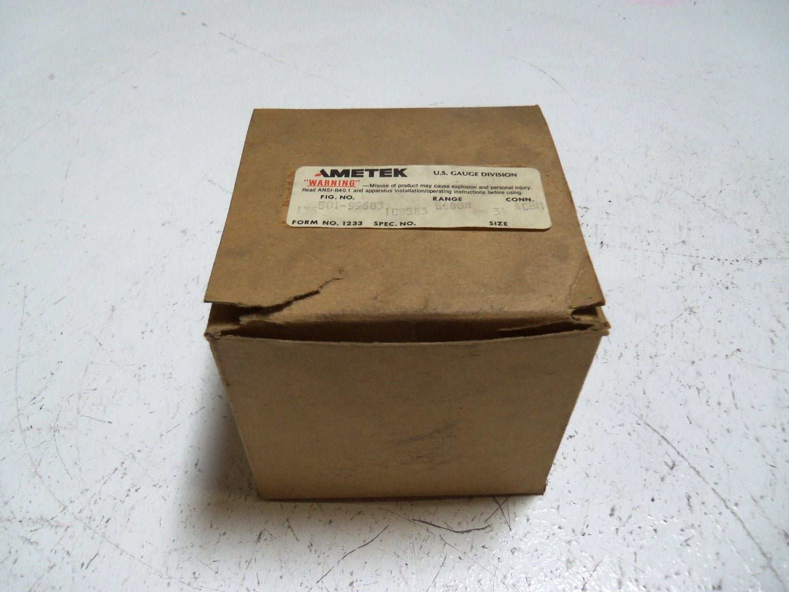 AMETEK 501-99683 GAUGE *NEW IN BOX*