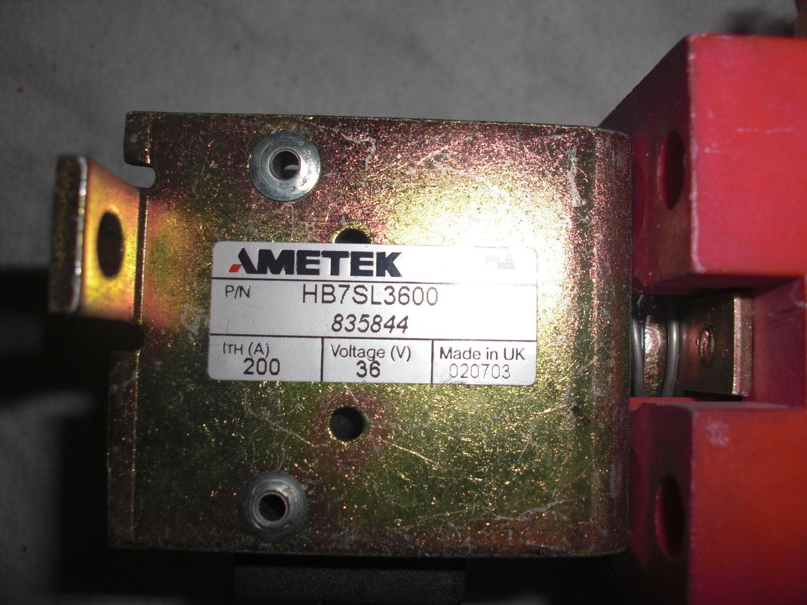 AMETEK HB7SL3600 *USED*
