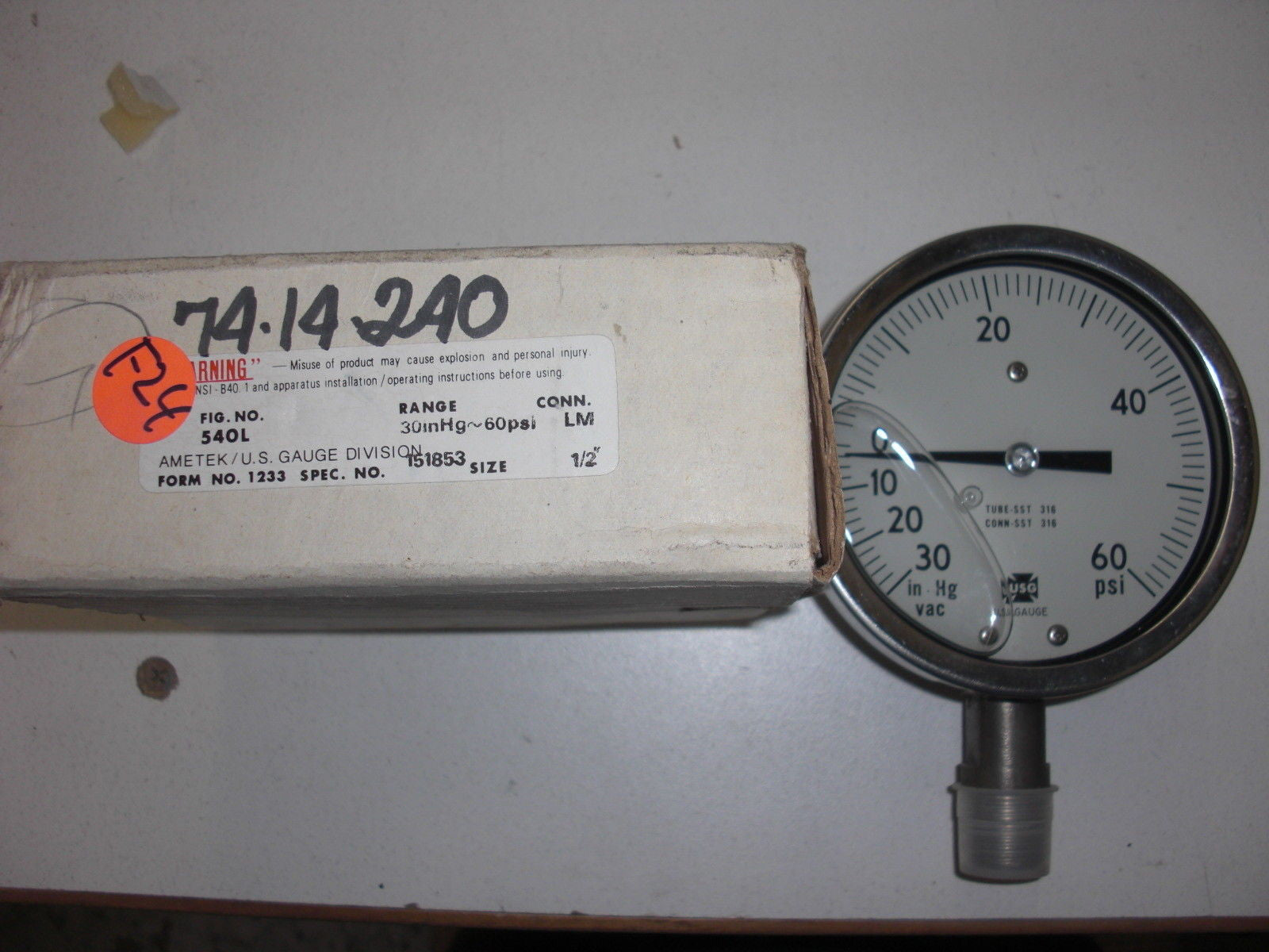 AMETEK US. GAUGE DIVISION 1233/151853