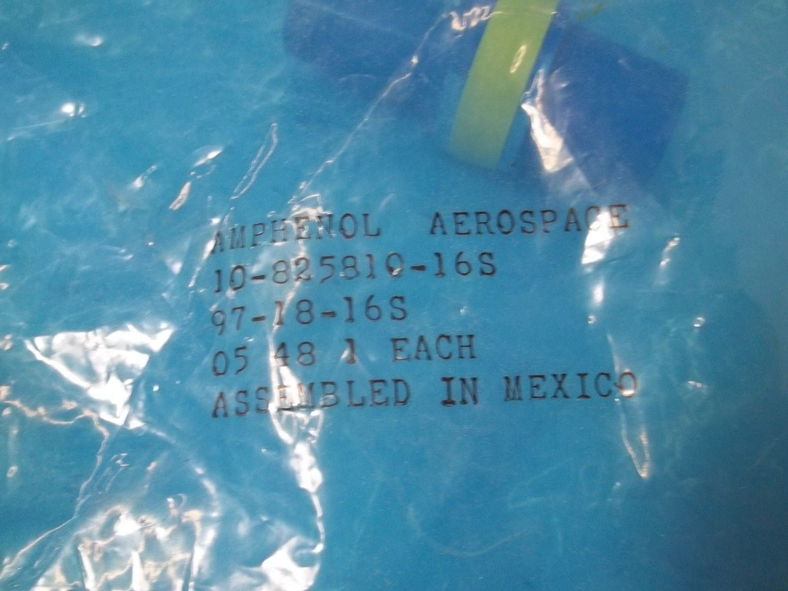 AMPHENOL 97-18-16S CIRCULAR CONNECTOR *NEW IN A FACTORY BAG*