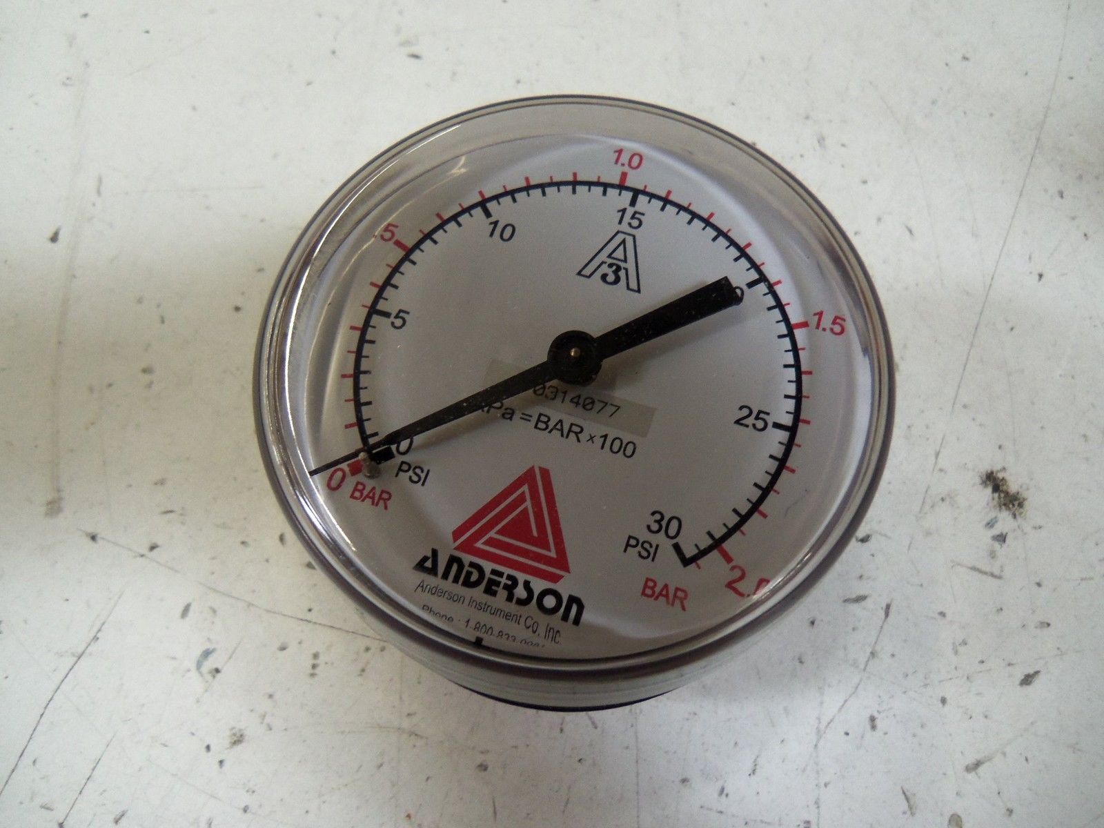 ANDERSON 0314077 GAUGE *NEW NO BOX*
