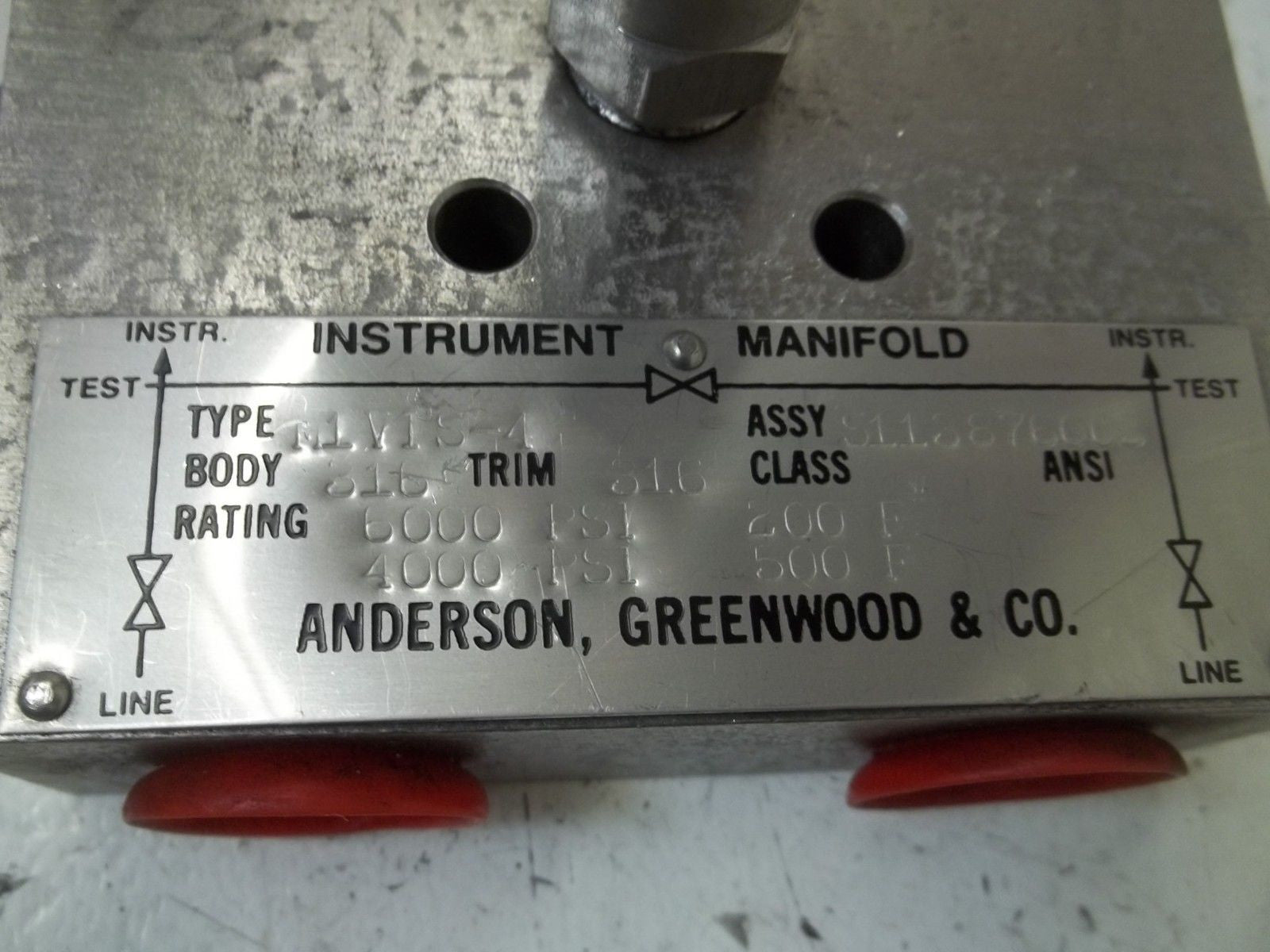 ANDERSON GREENWOOD M1VIS-4 INSTRUMENT MANIFOLD *NEW NO BOX*