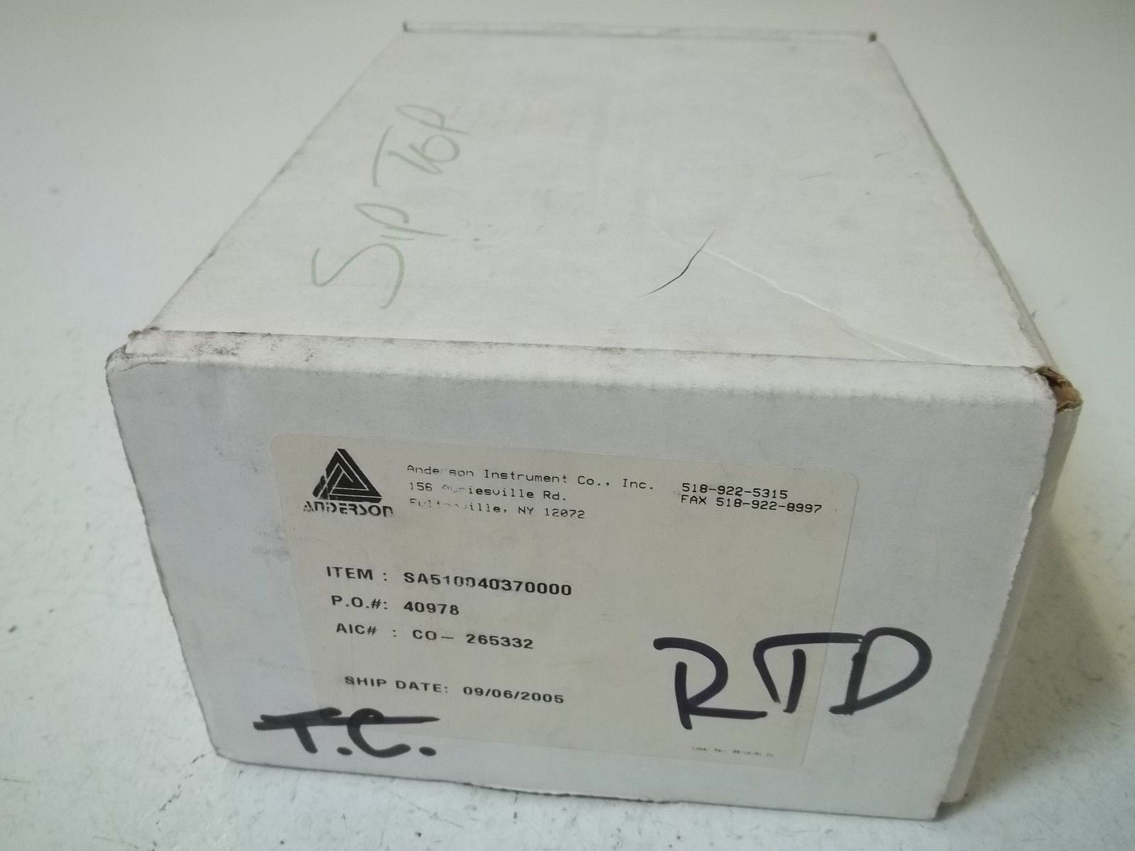 ANDERSON SA510040370000 *NEW IN BOX*