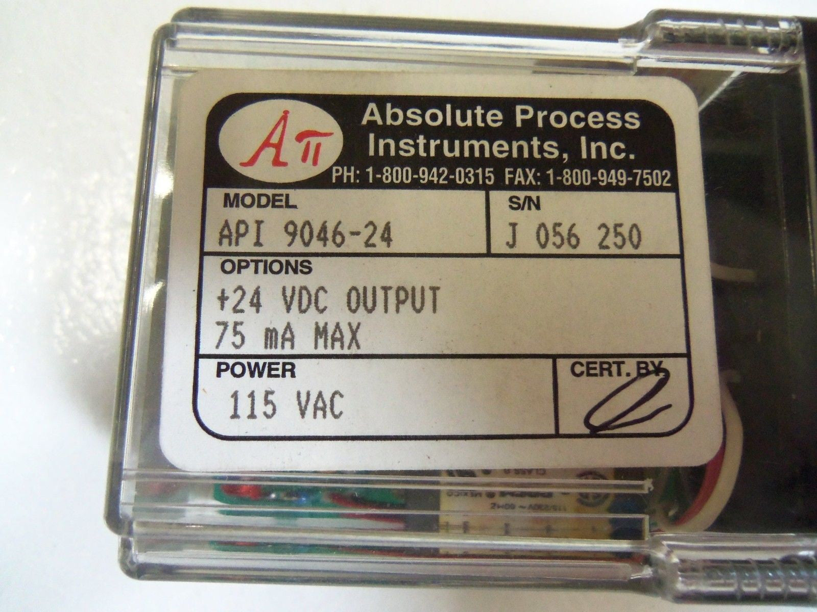 API 9046-24 115VAC RELAY *USED*
