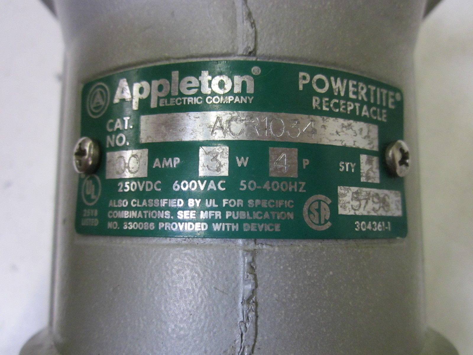 APPLETON ACR1034 *USED*