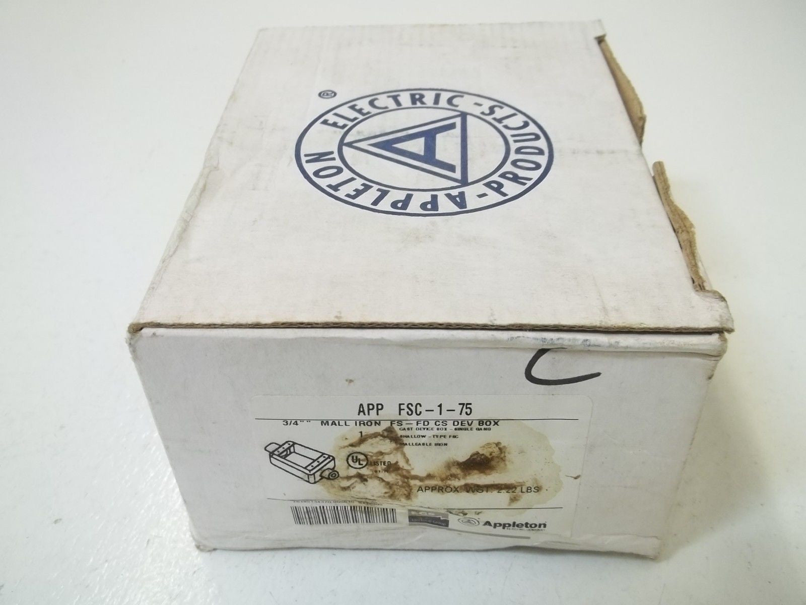 APPLETON APP FSC-1-75 3/4" MALL IRON *NEW IN BOX*