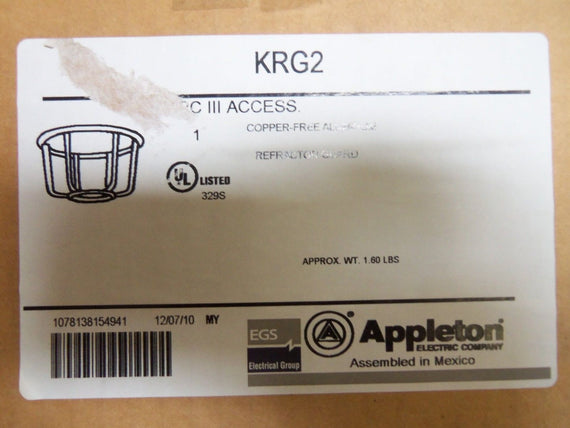 APPLETON KRG2 REFRACTOR GUARD MERCMASTER *NEW IN BOX*