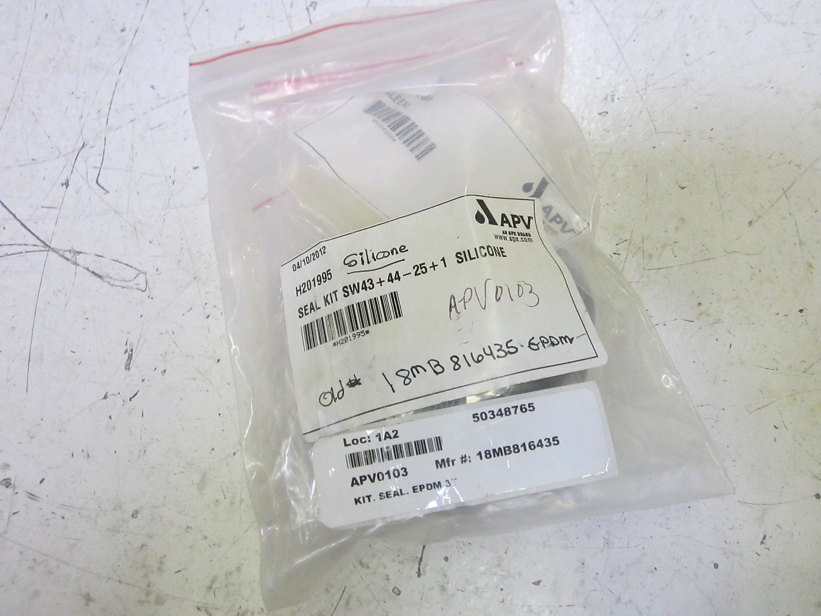 APV 18MB816435  SILICONE SEAL KIT  *NEW IN A FACTORY BAG*