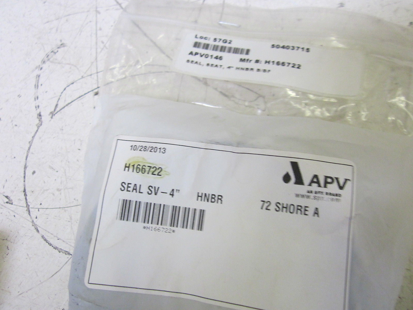 APV H166722 SEAL SV-4"  *NEW IN A FACTORY BAG*