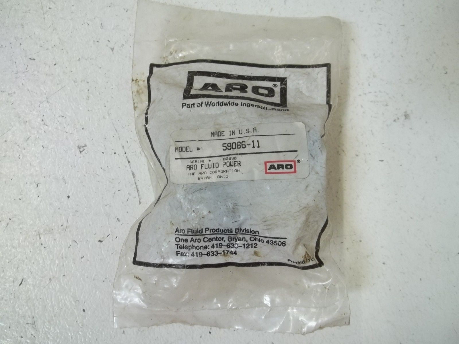 ARO 59066-11 SELECTOR SWITCH ACTUATOR *NEW IN A FACTORY BAG*
