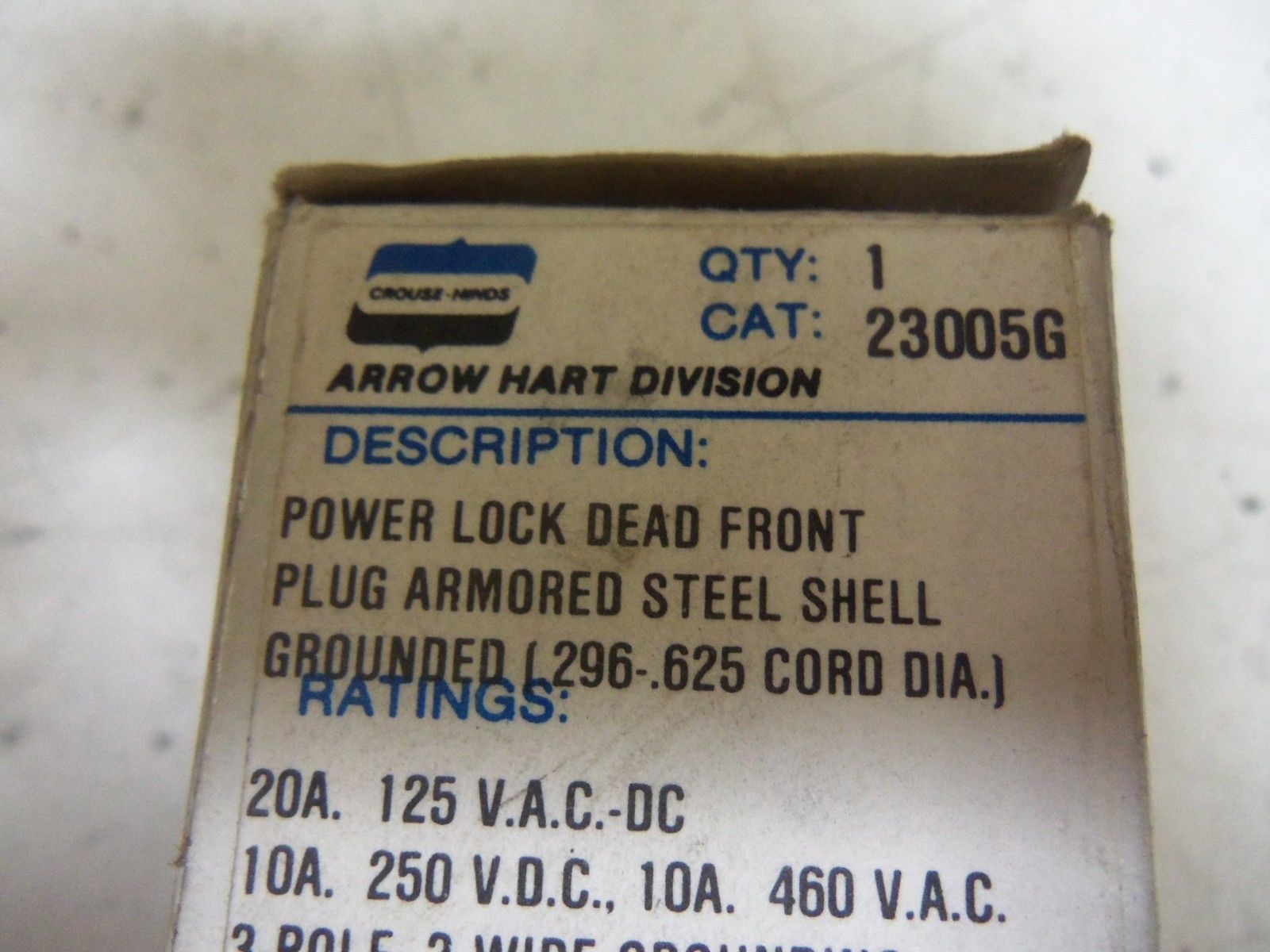 ARROW HART 23005G *NEW IN BOX*